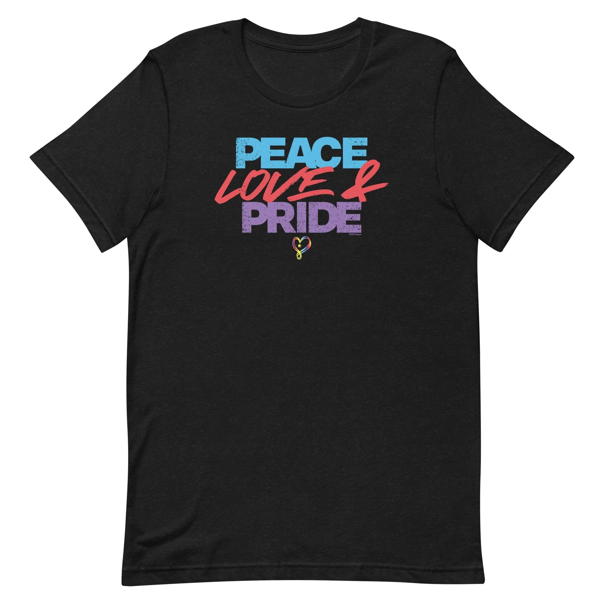 JoJo Siwa Peace Love & Pride Adult Short Sleeve T-Shirt
