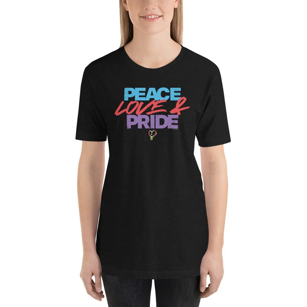 JoJo Siwa Peace Love & Pride Adult Short Sleeve T-Shirt - Image 3