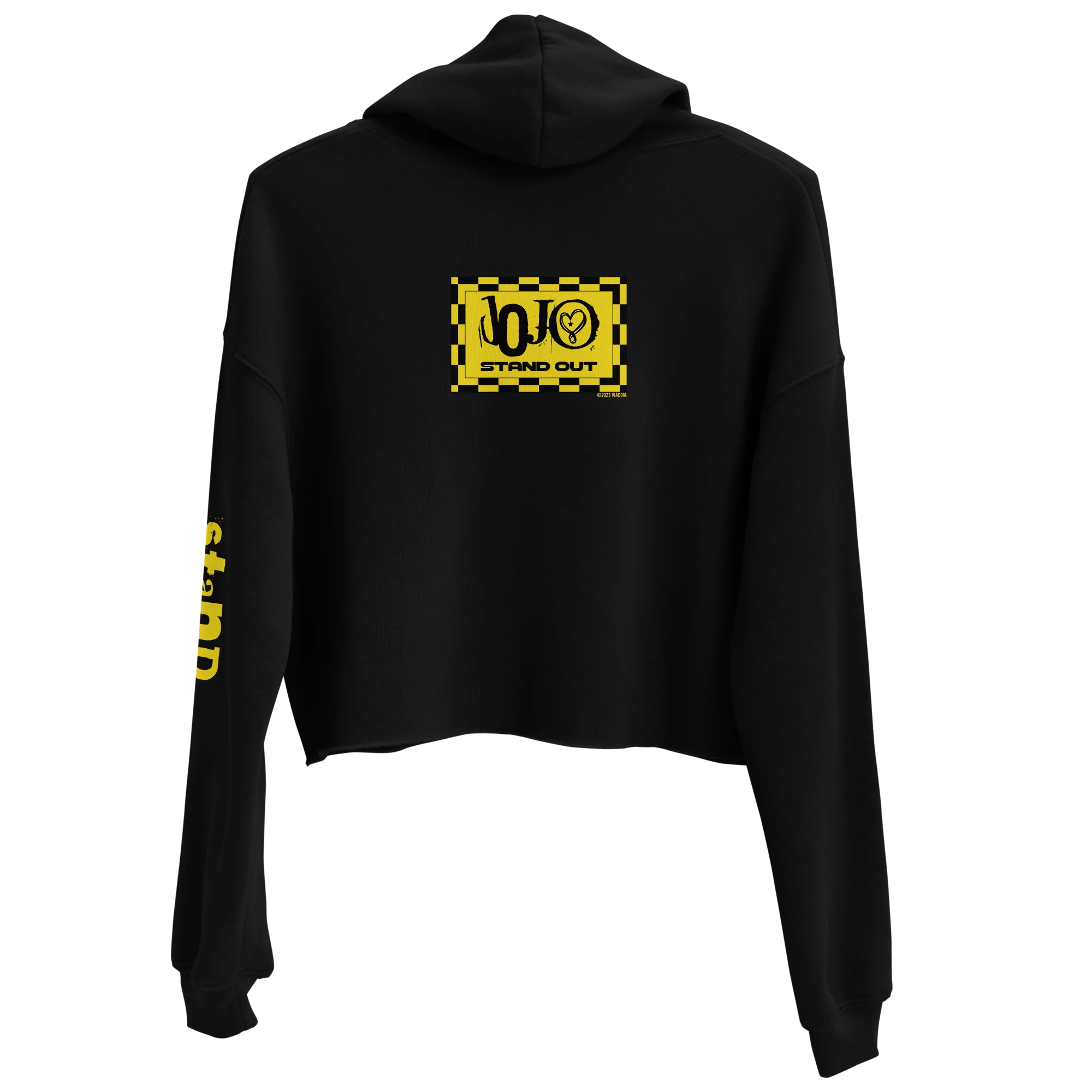 JoJo Siwa Stand Out Women's Fleece Crop Hooded Sweatshirt - Image 3