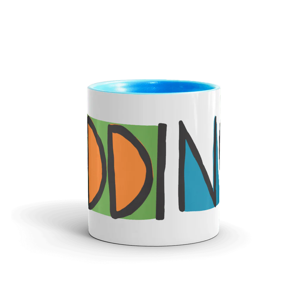 Kidding Color Logo Two-Tone Mug - Image 3