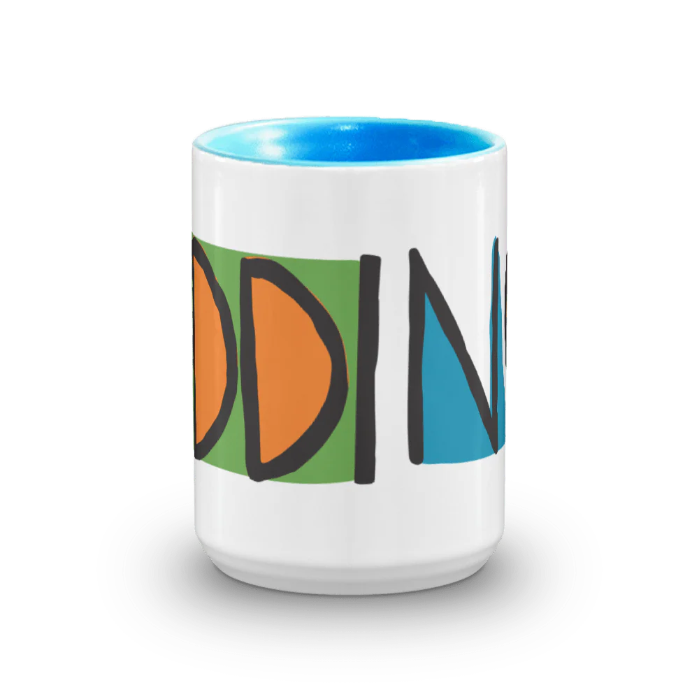 Kidding Color Logo Two-Tone Mug - Image 6