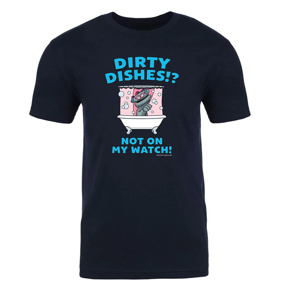 Kidding Dirty Dishes Adult Short Sleeve T-Shirt - Image 3