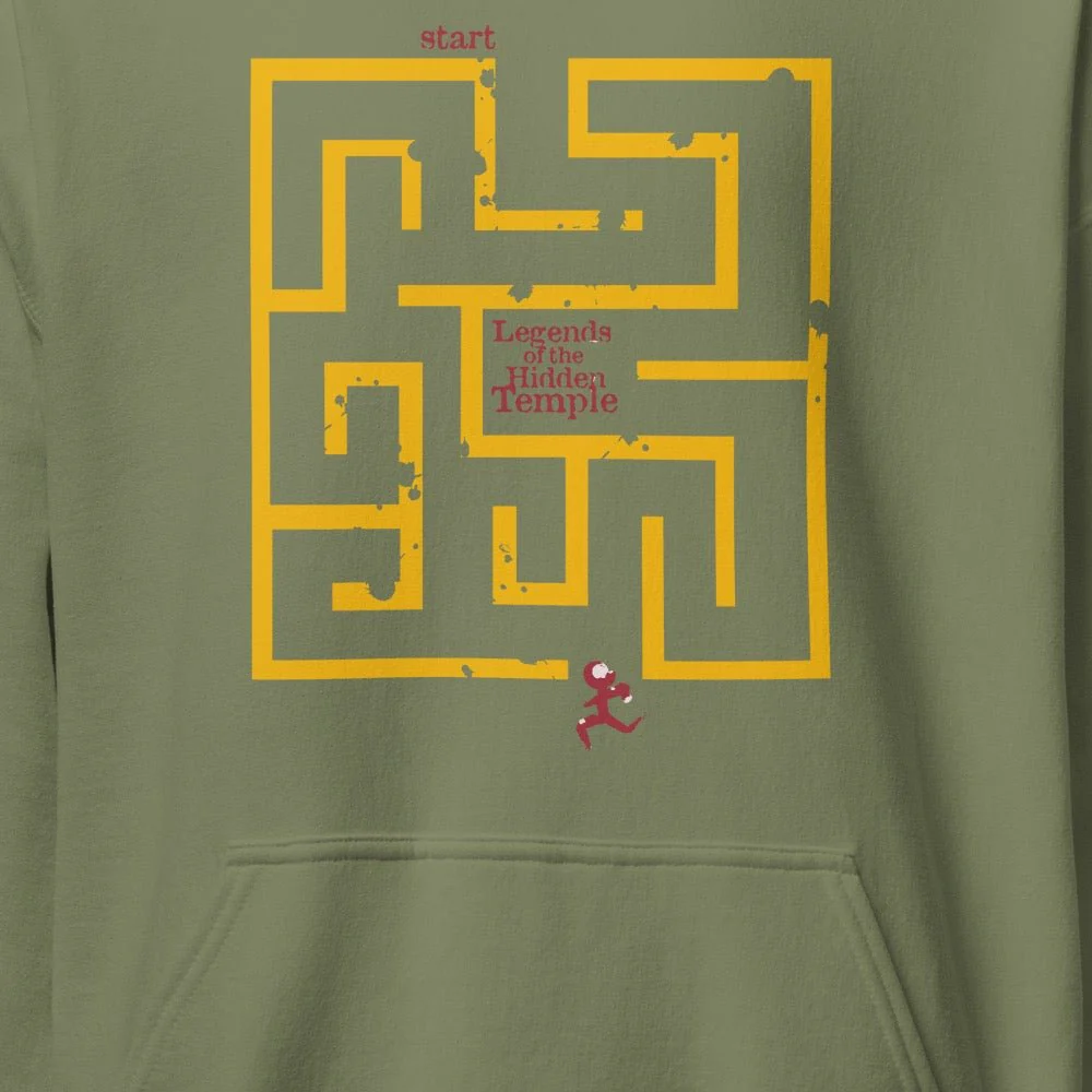 Legends of the Hidden Temple Maze Adult Hooded Sweatshirt - Image 2