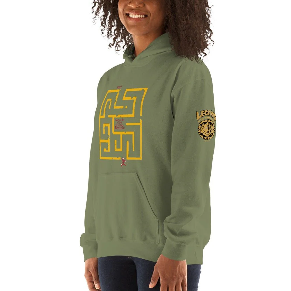 Legends of the Hidden Temple Maze Adult Hooded Sweatshirt - Image 3