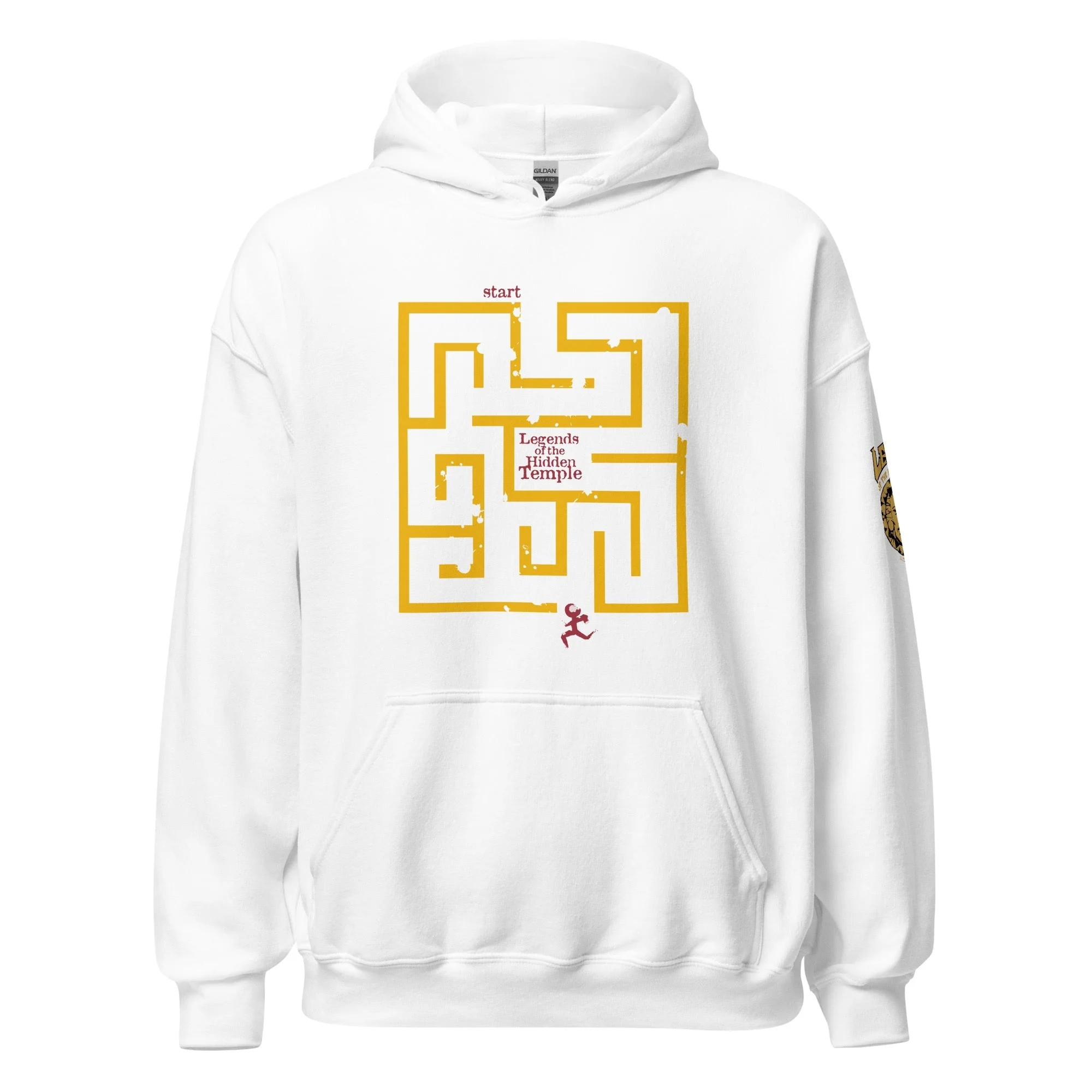 Legends of the Hidden Temple Maze Adult Hooded Sweatshirt - Image 6