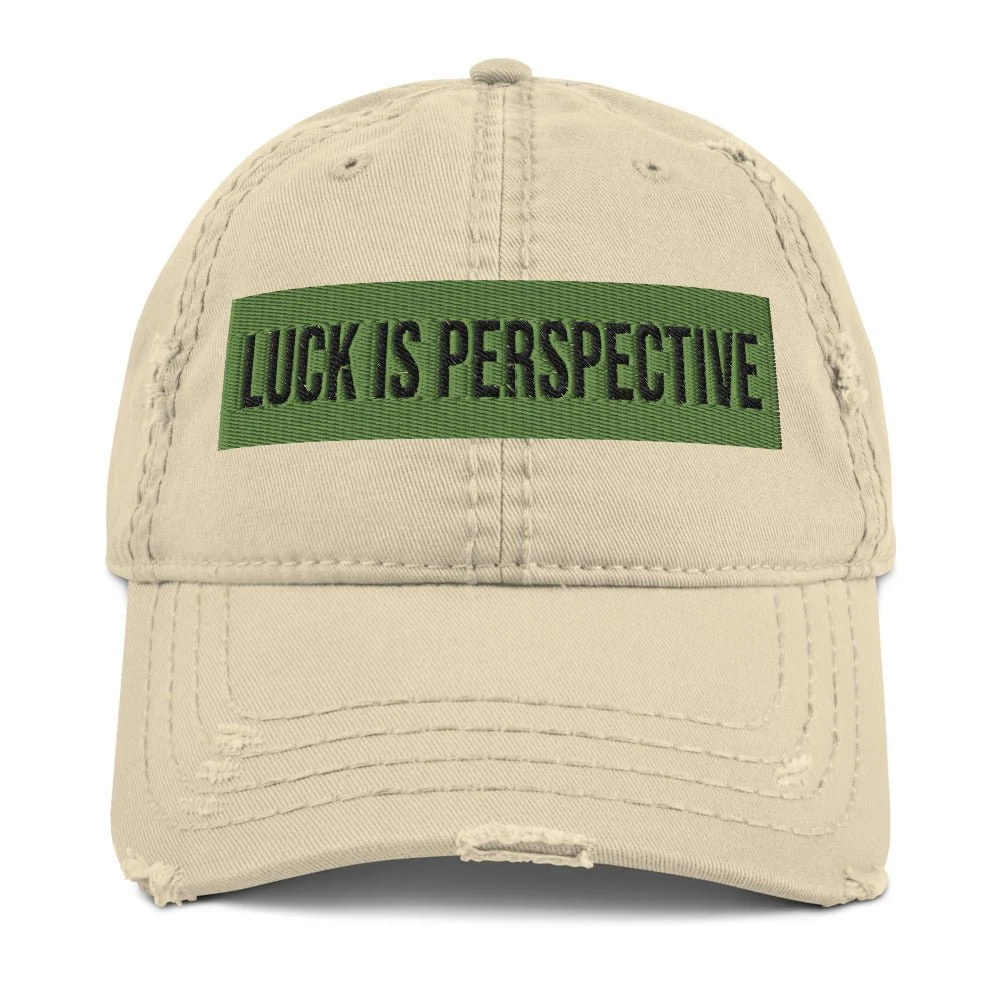 Lioness Luck Embroidered Distressed Dad Hat
