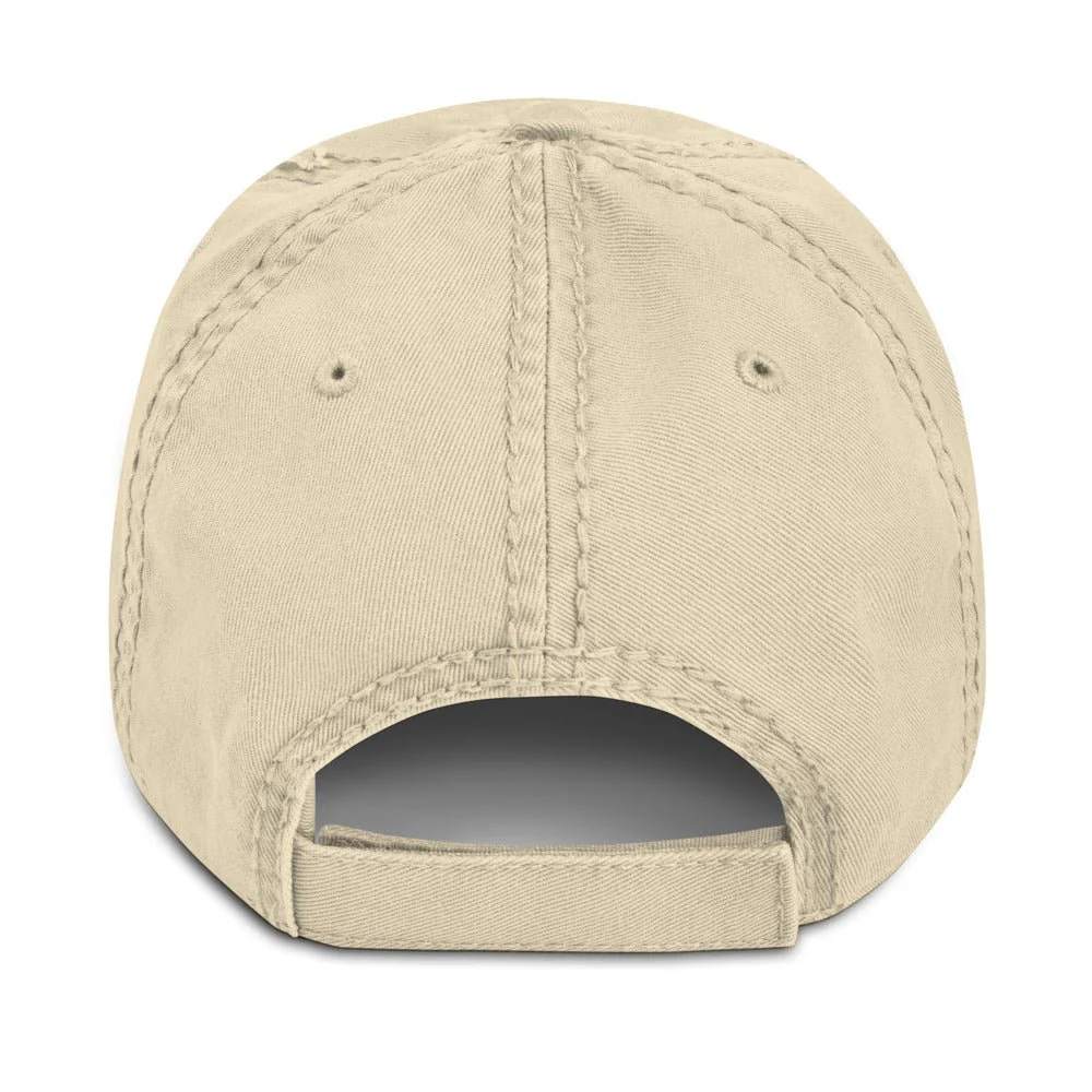 Lioness Luck Embroidered Distressed Dad Hat - Image 3