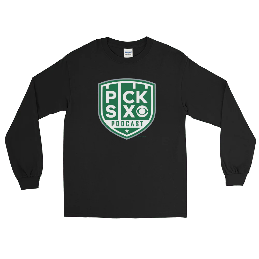 Pick Six Podcast Logo Adult Long Sleeve T-Shirt