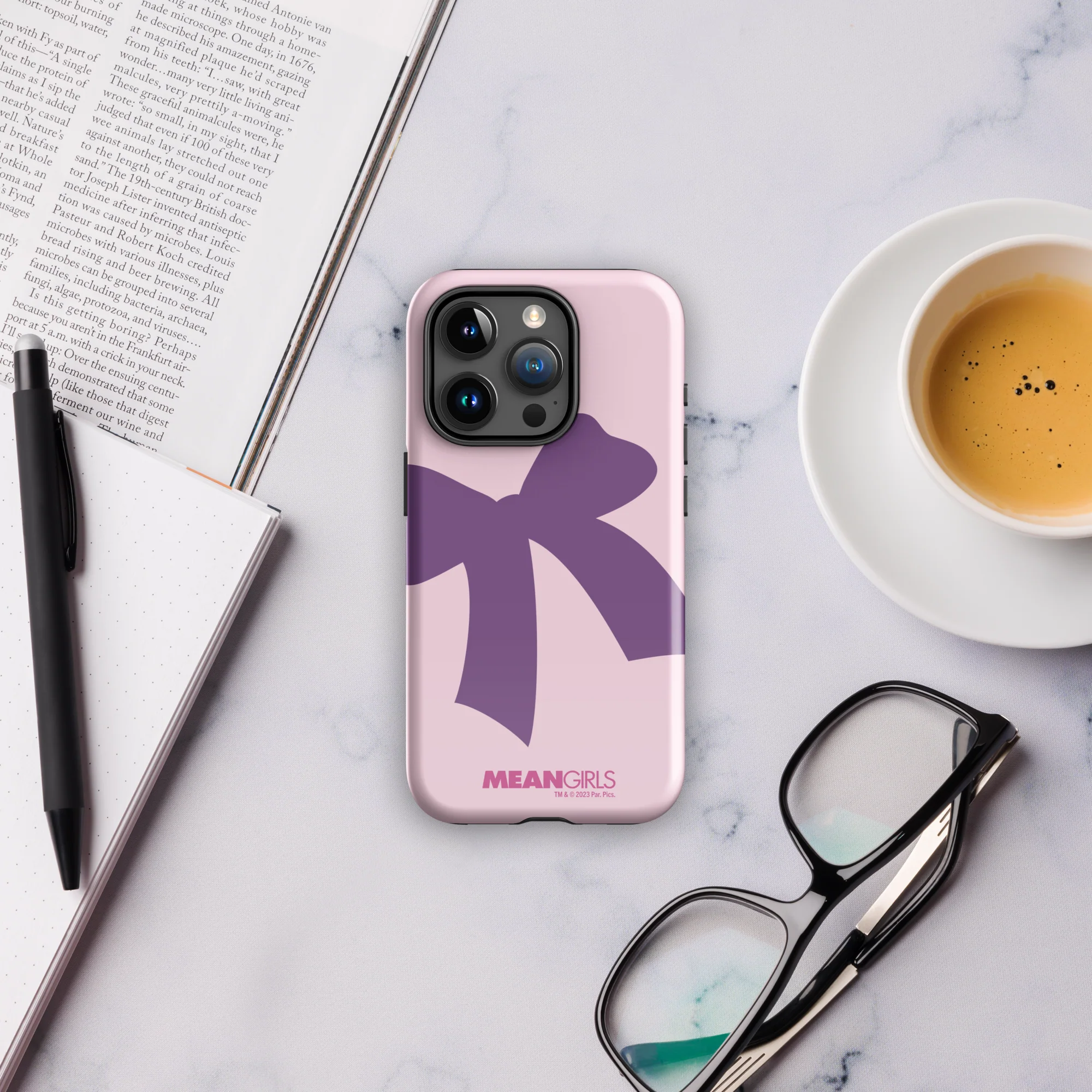 Mean Girls Karen Purple Bow Tough Phone Case - iPhone - Image 45