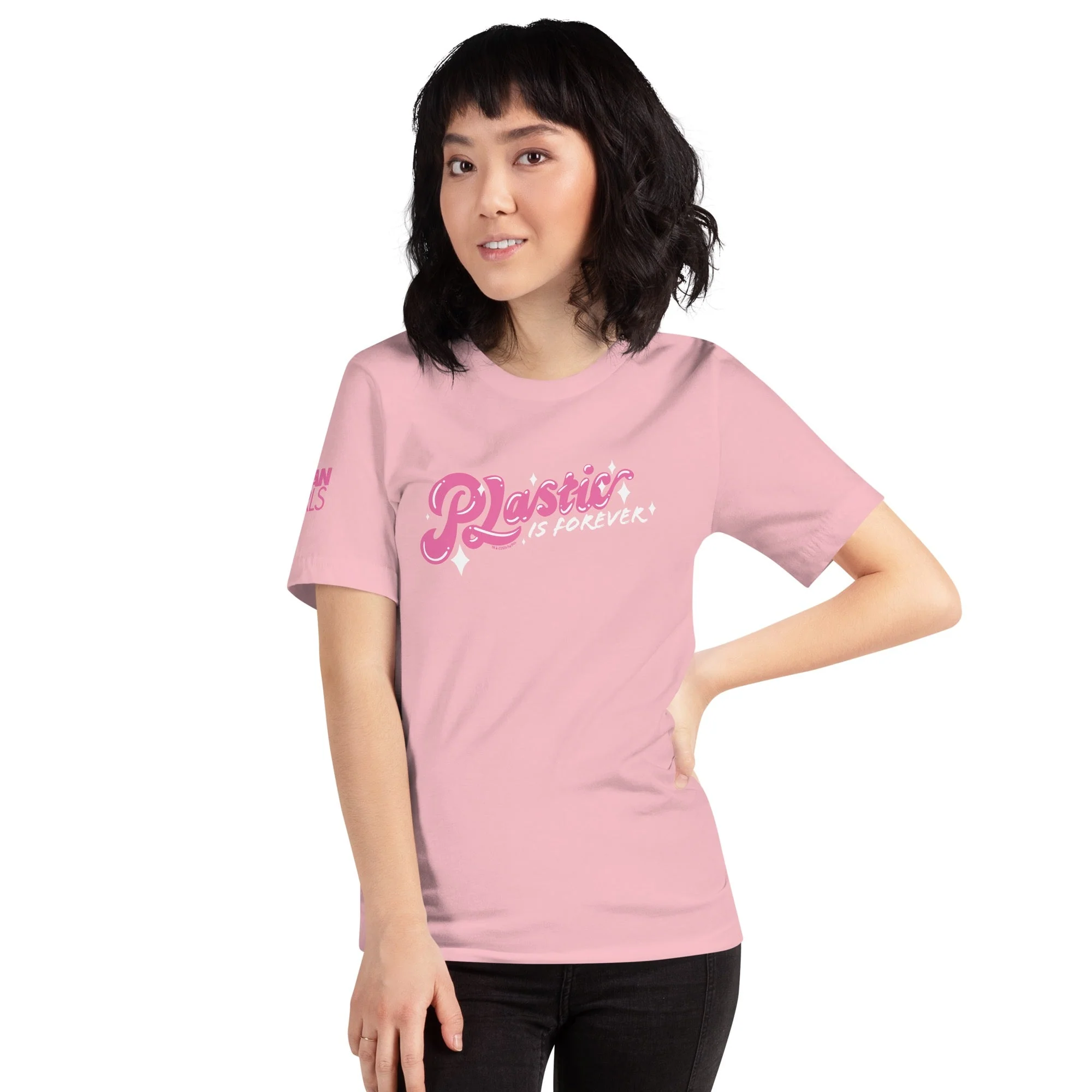 Mean Girls Musical Plastic Is Forever Adult T-Shirt - Image 3