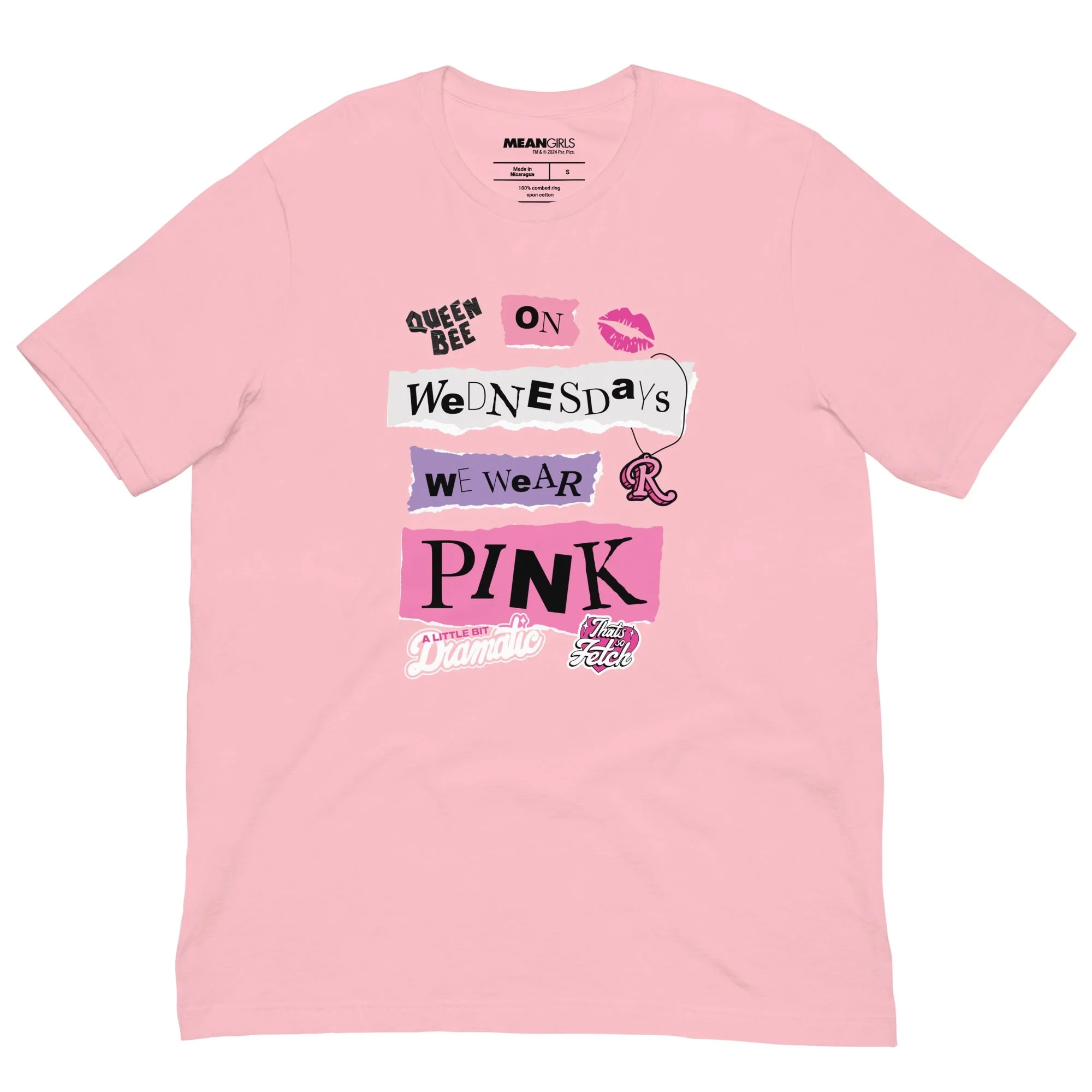Mean Girls On Wednesdays We Wear Pink T-Shirt