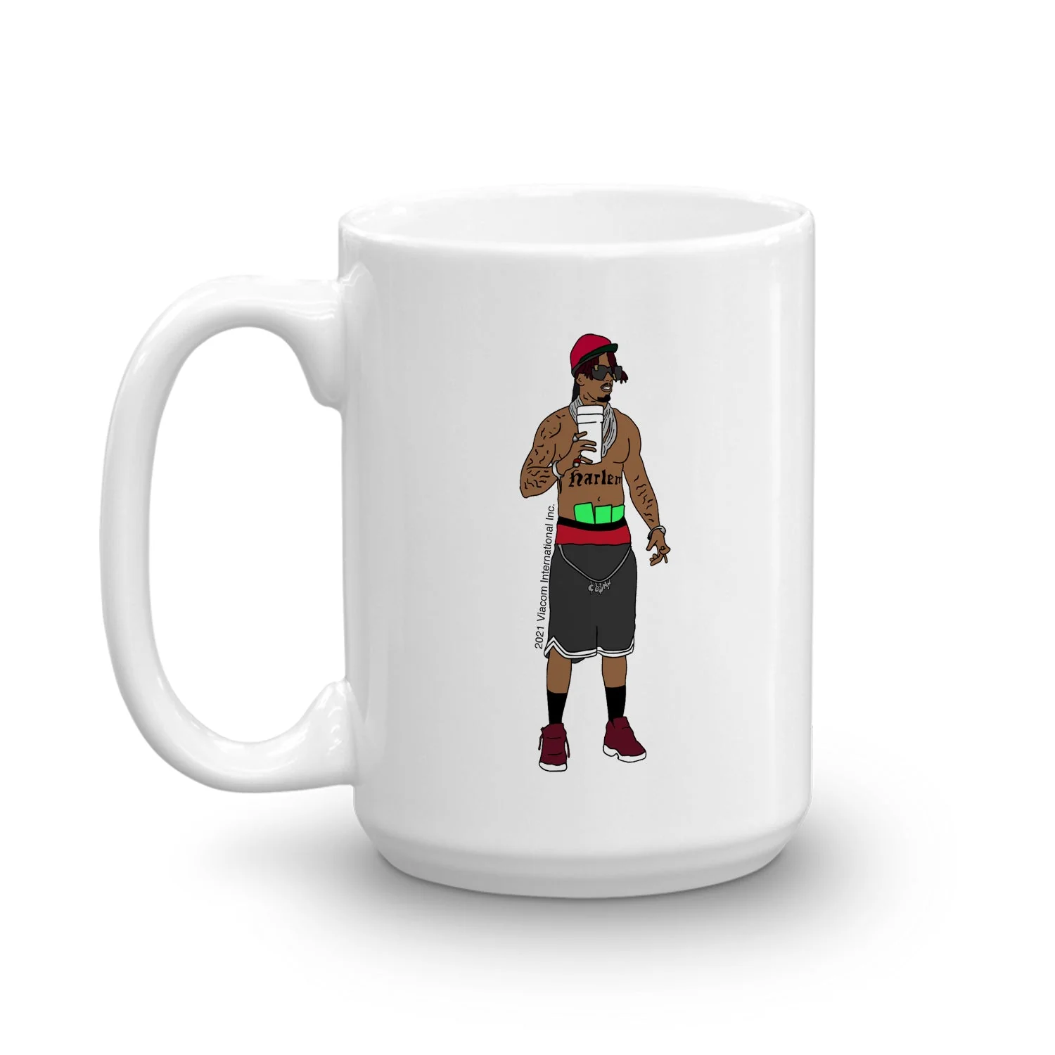Miracles Across 125th Street Murda Count Harlem Pose White Mug - Image 3