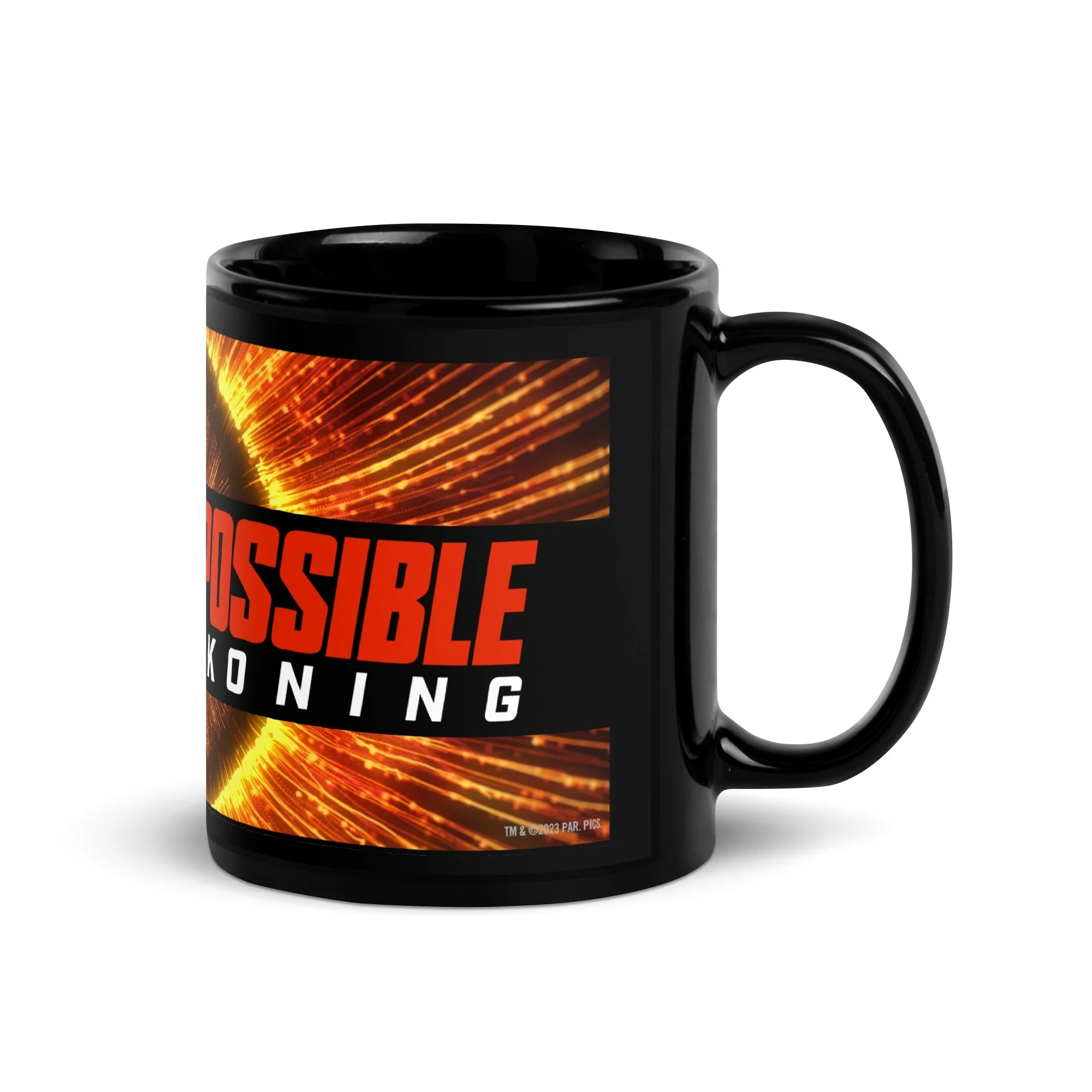 Mission: Impossible - Dead Reckoning Logo Black Mug - Image 3
