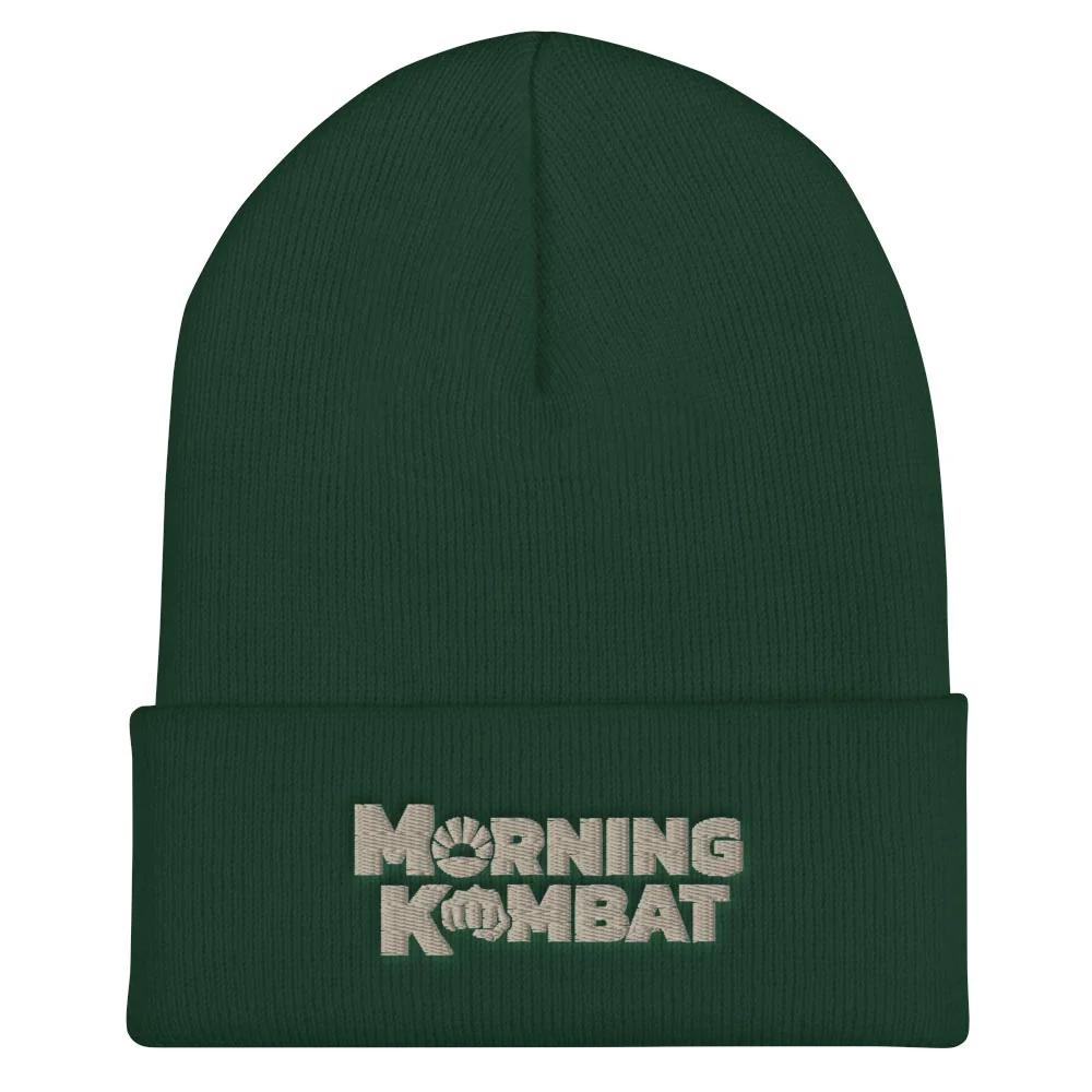 Morning Kombat Logo Embroidered Beanie