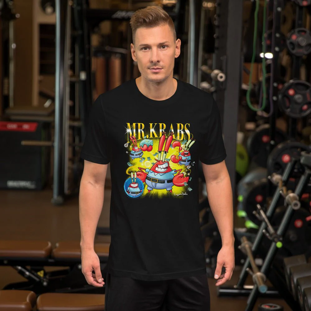Spongebob Squarepants Mr. Krabs Heartthrob Unisex T-Shirt - Image 3