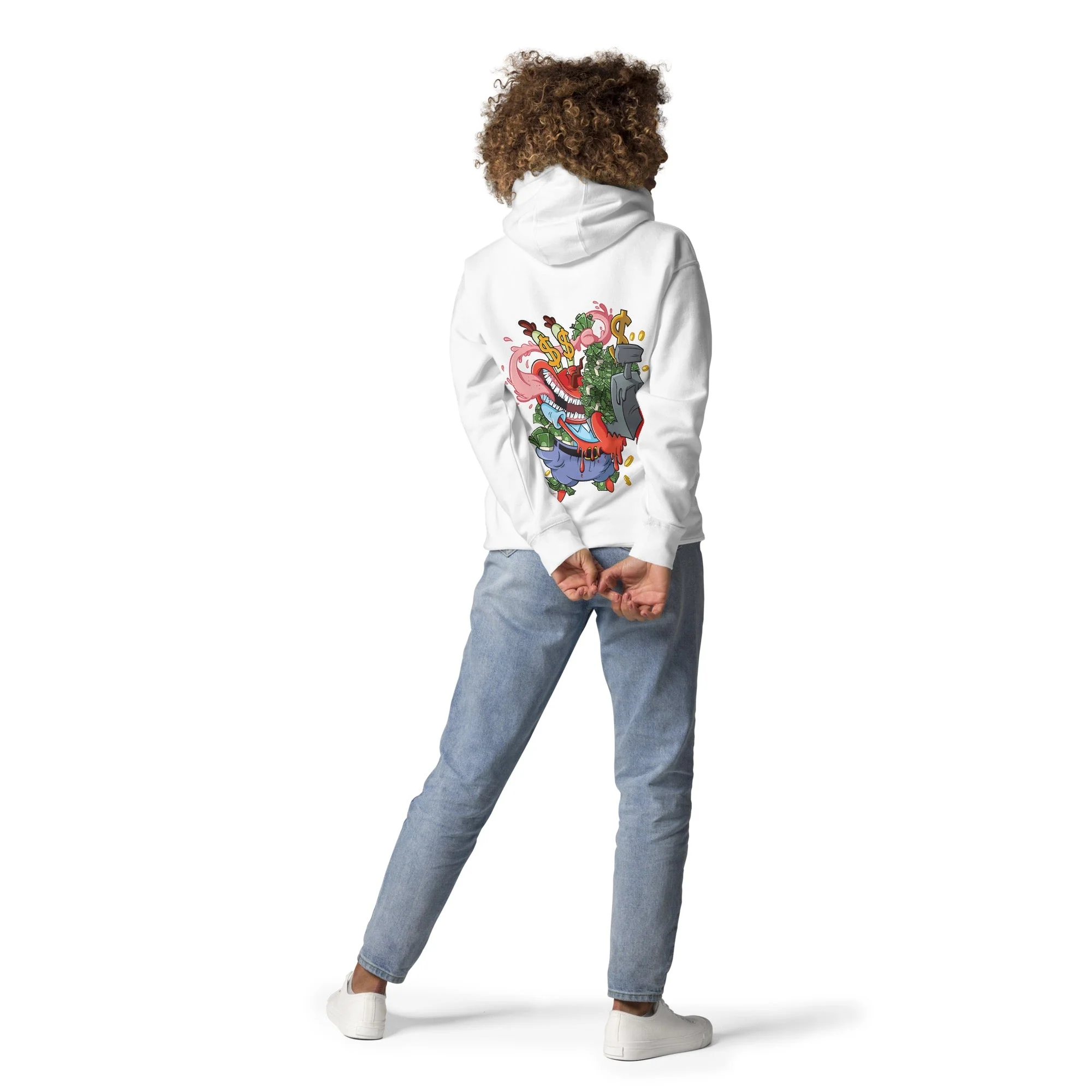 Spongebob Squarepants Mr. Krabs Krusty Pants Adult Hoodie - Image 11
