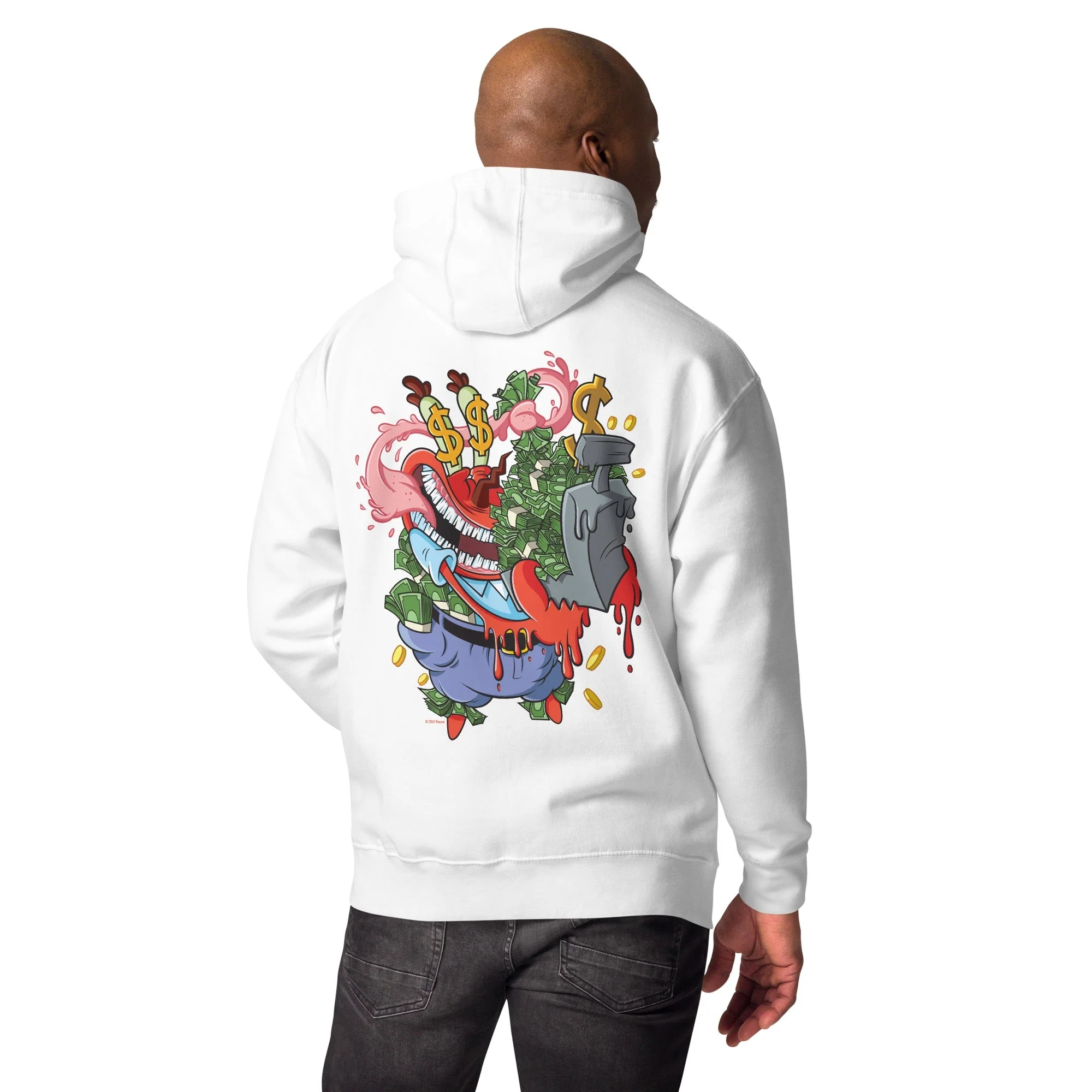 Spongebob Squarepants Mr. Krabs Krusty Pants Adult Hoodie - Image 13