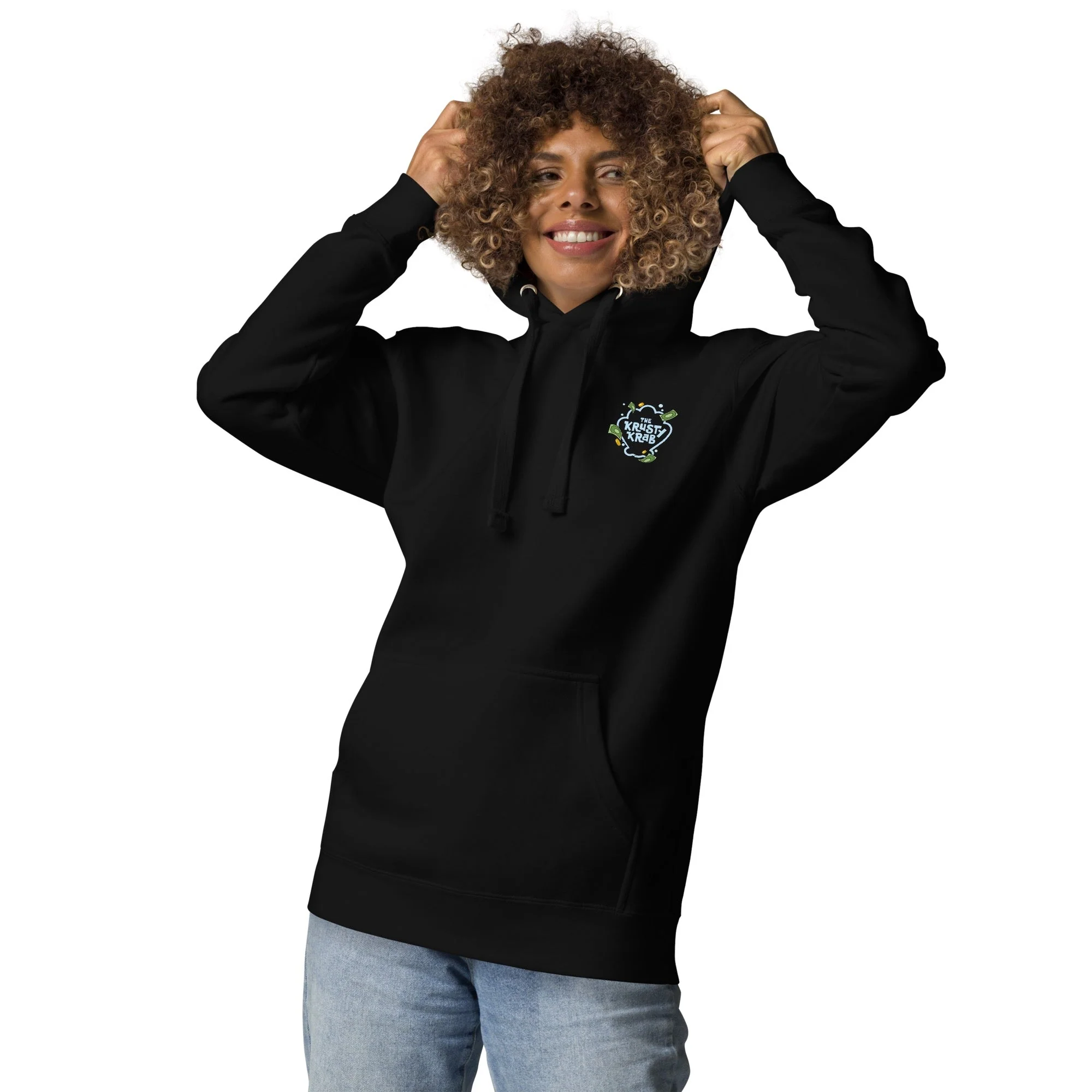 Spongebob Squarepants Mr. Krabs Krusty Pants Adult Hoodie - Image 4