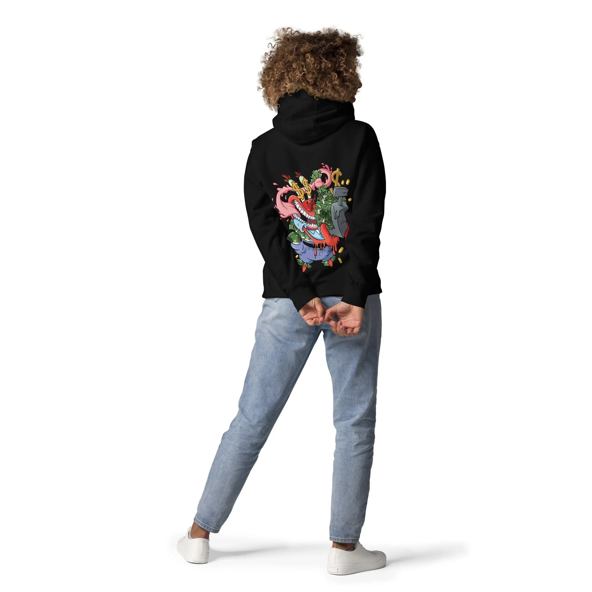 Spongebob Squarepants Mr. Krabs Krusty Pants Adult Hoodie - Image 5