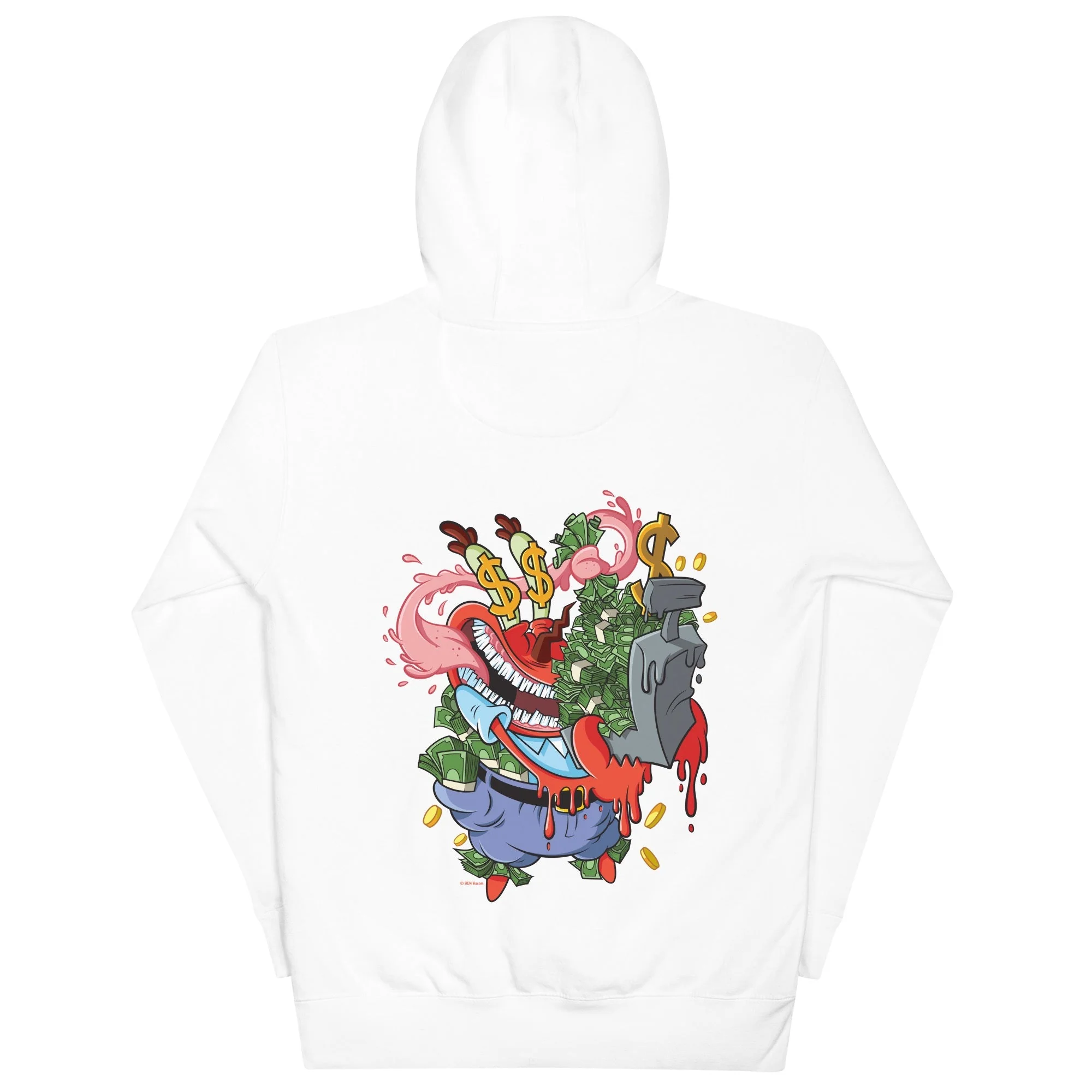 Spongebob Squarepants Mr. Krabs Krusty Pants Adult Hoodie - Image 9