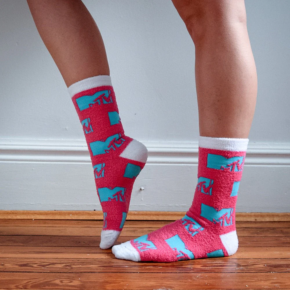 MTV Fuzzy Socks - Image 2