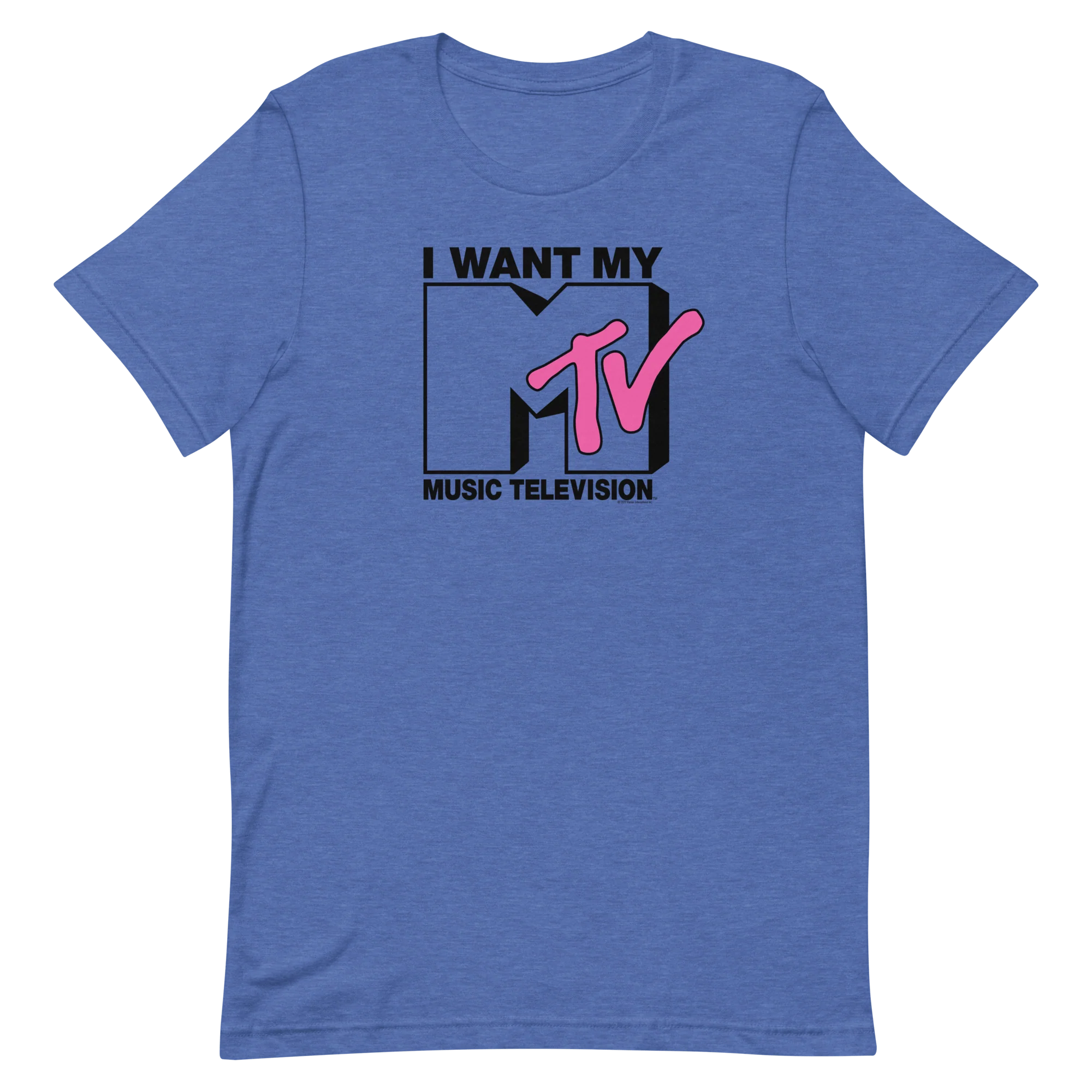 MTV Gear I Want My With Classic MTV Logo Adult Short Sleeve T-Shirt - Image 4