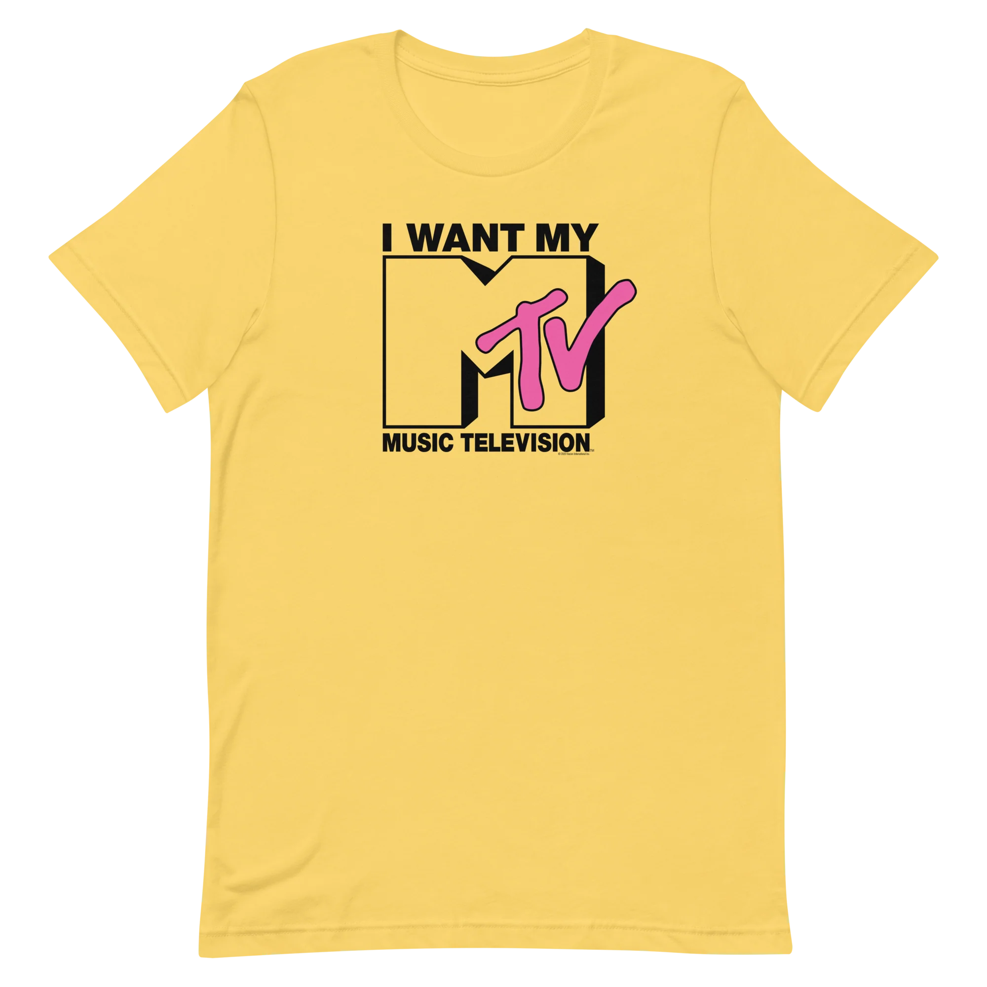 MTV Gear I Want My With Classic MTV Logo Adult Short Sleeve T-Shirt - Image 6