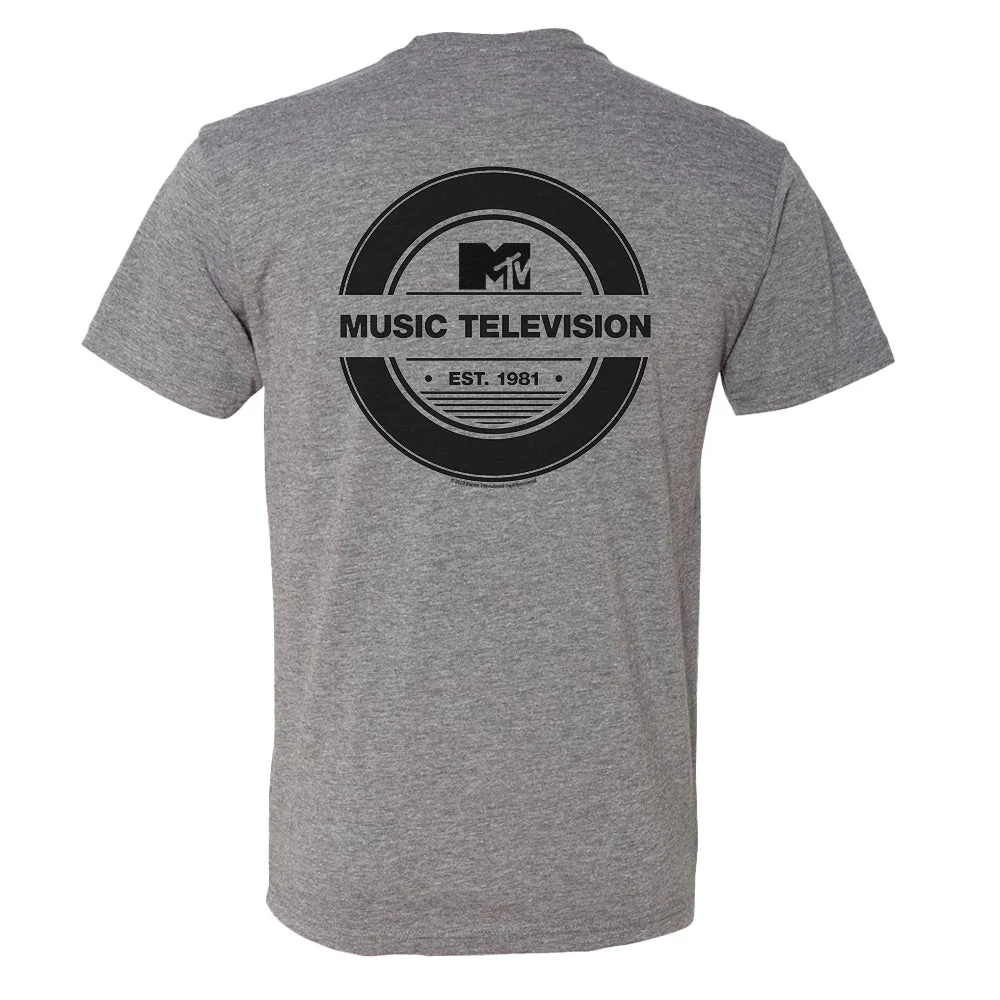 MTV Record Men's Tri-Blend T-Shirt - Image 2
