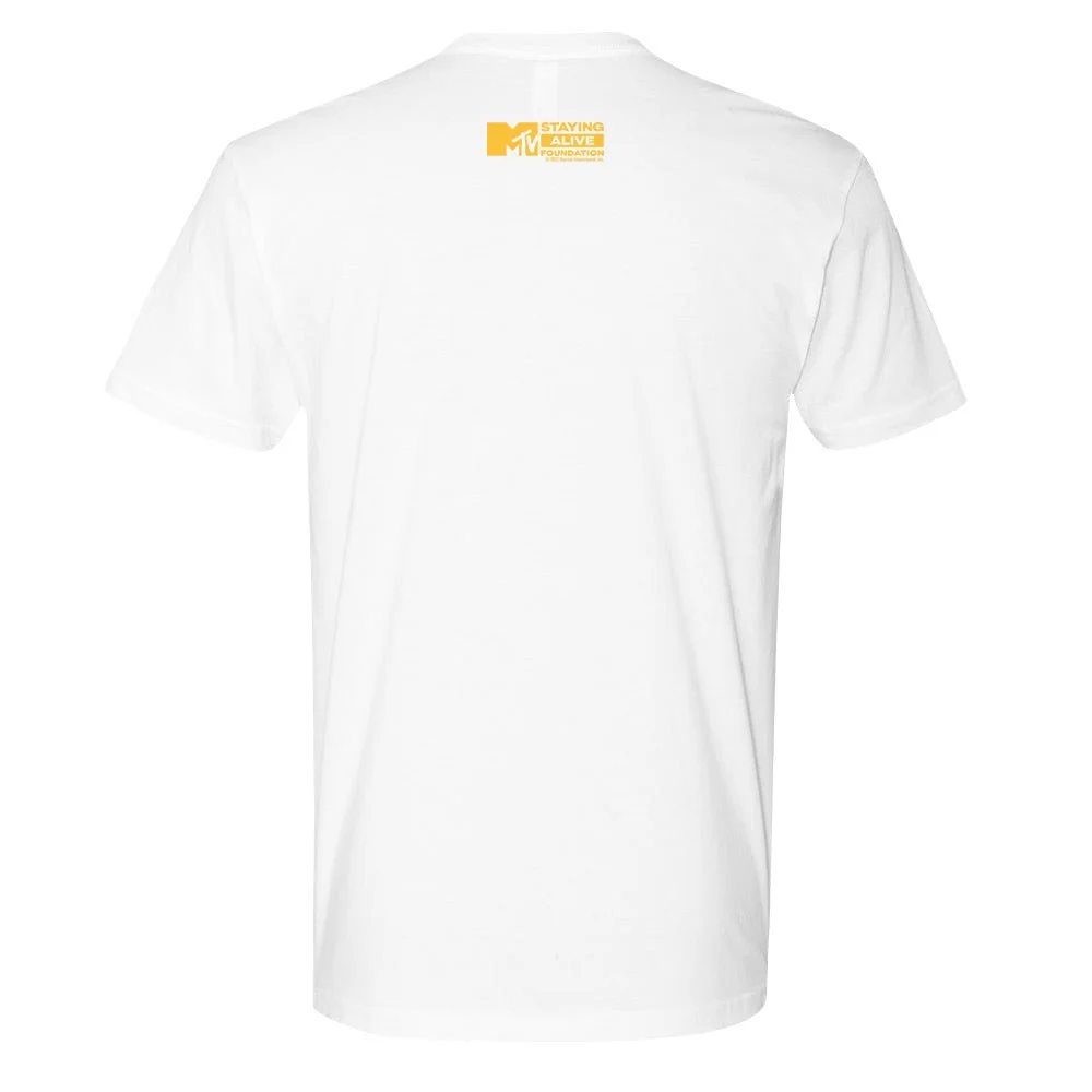 MTV Happier Times Are Coming Adult Short Sleeve T-Shirt - Image 3