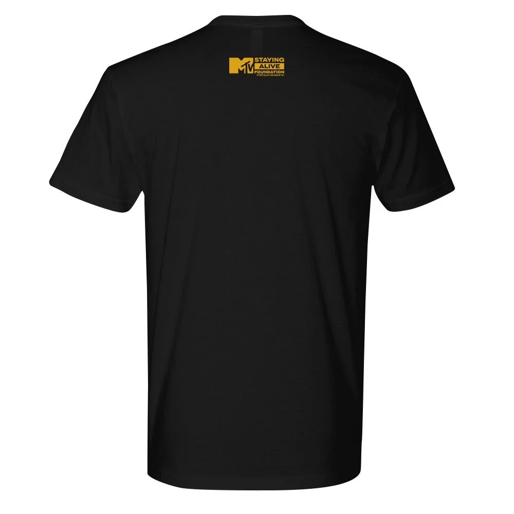 MTV Happier Times Are Coming Adult Short Sleeve T-Shirt - Image 5
