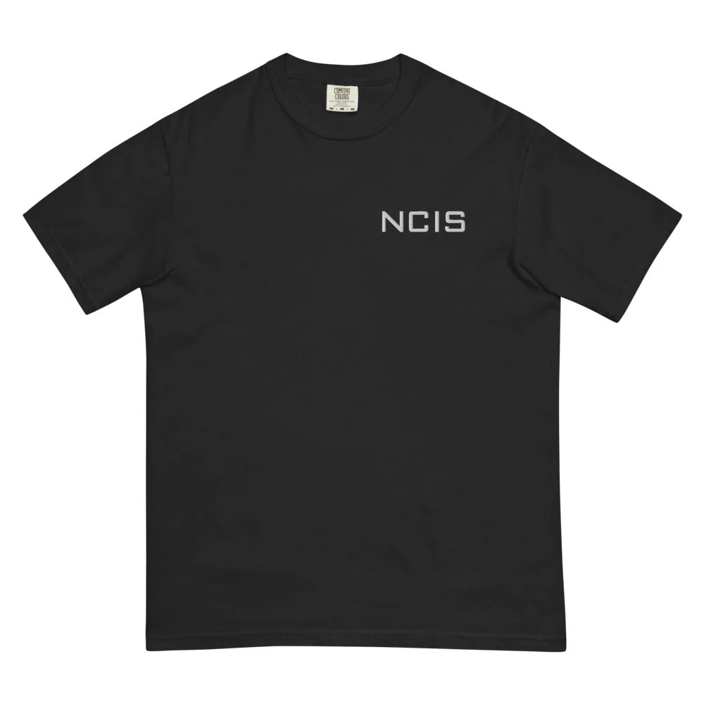 NCIS Comfort Colors T-Shirt Logo Embroidered