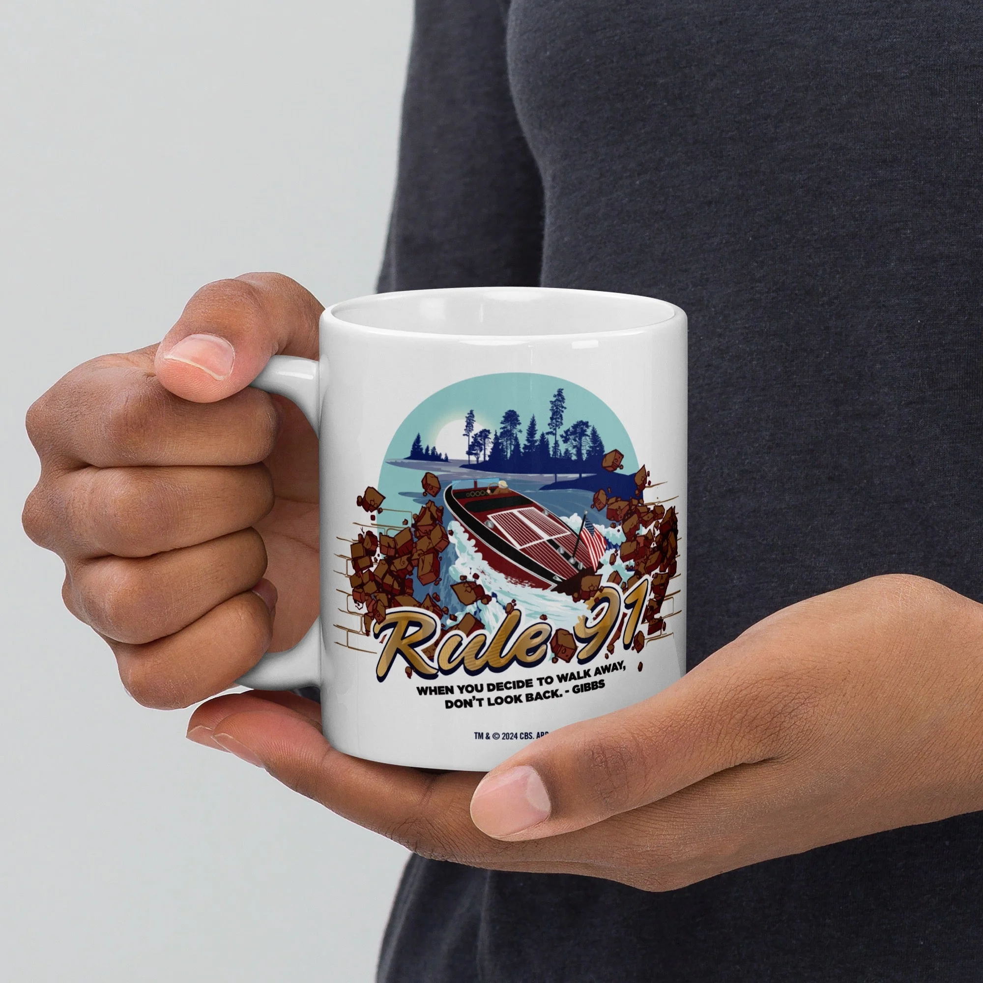 NCIS Gibbs Rule 91 Mug - Image 3