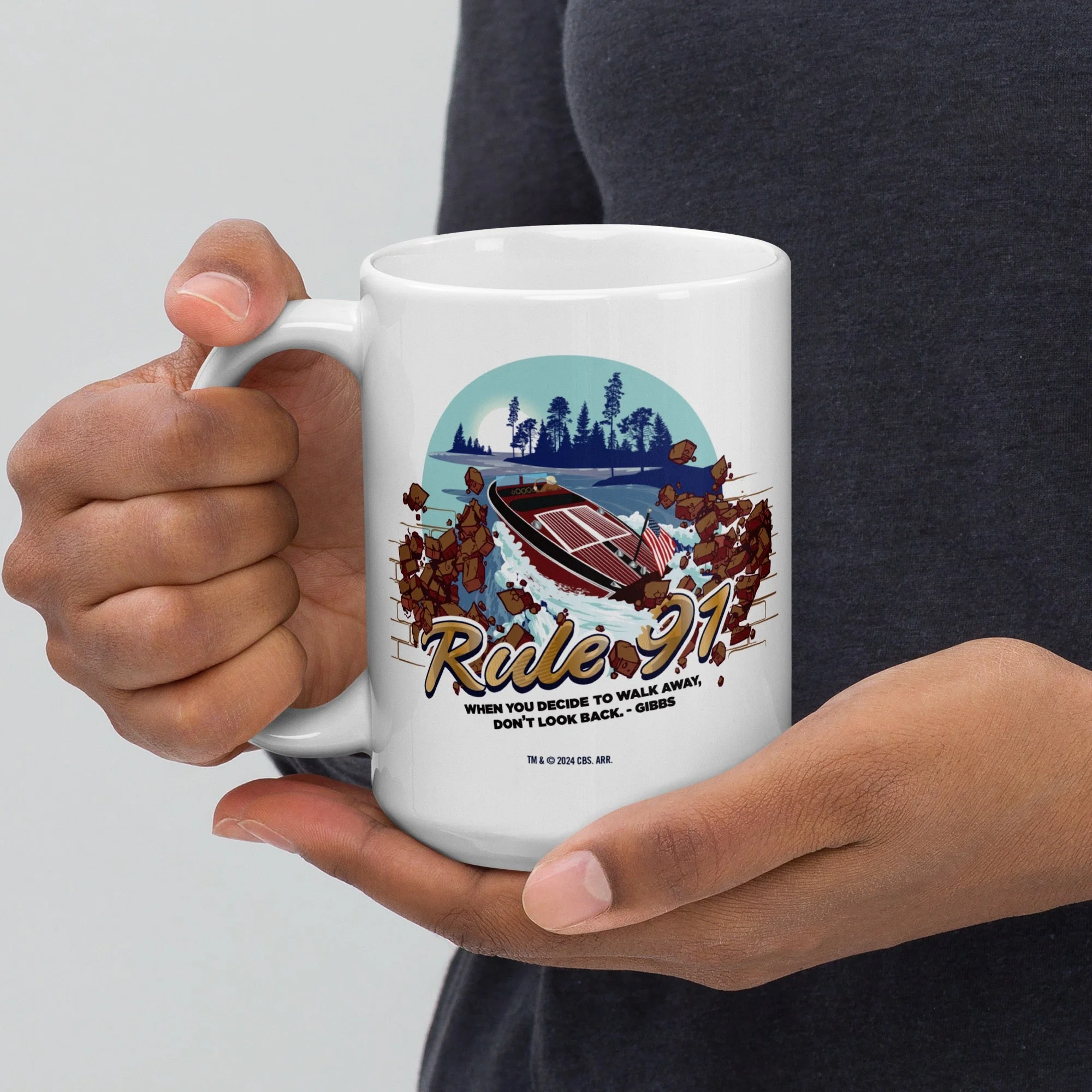 NCIS Gibbs Rule 91 Mug - Image 7