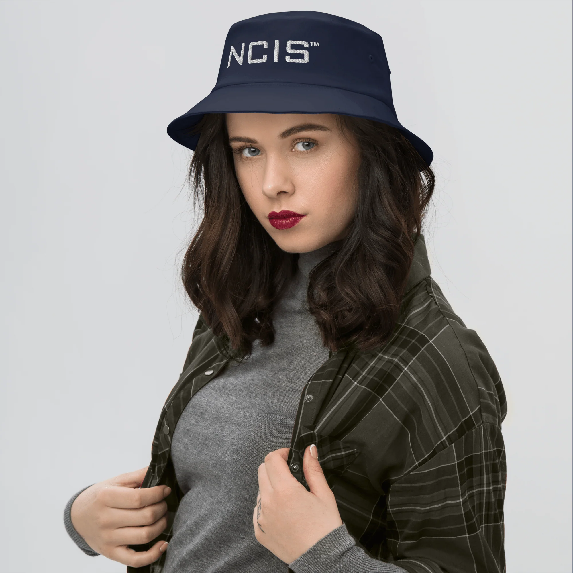 NCIS Logo Flexfit Bucket Hat - Image 2