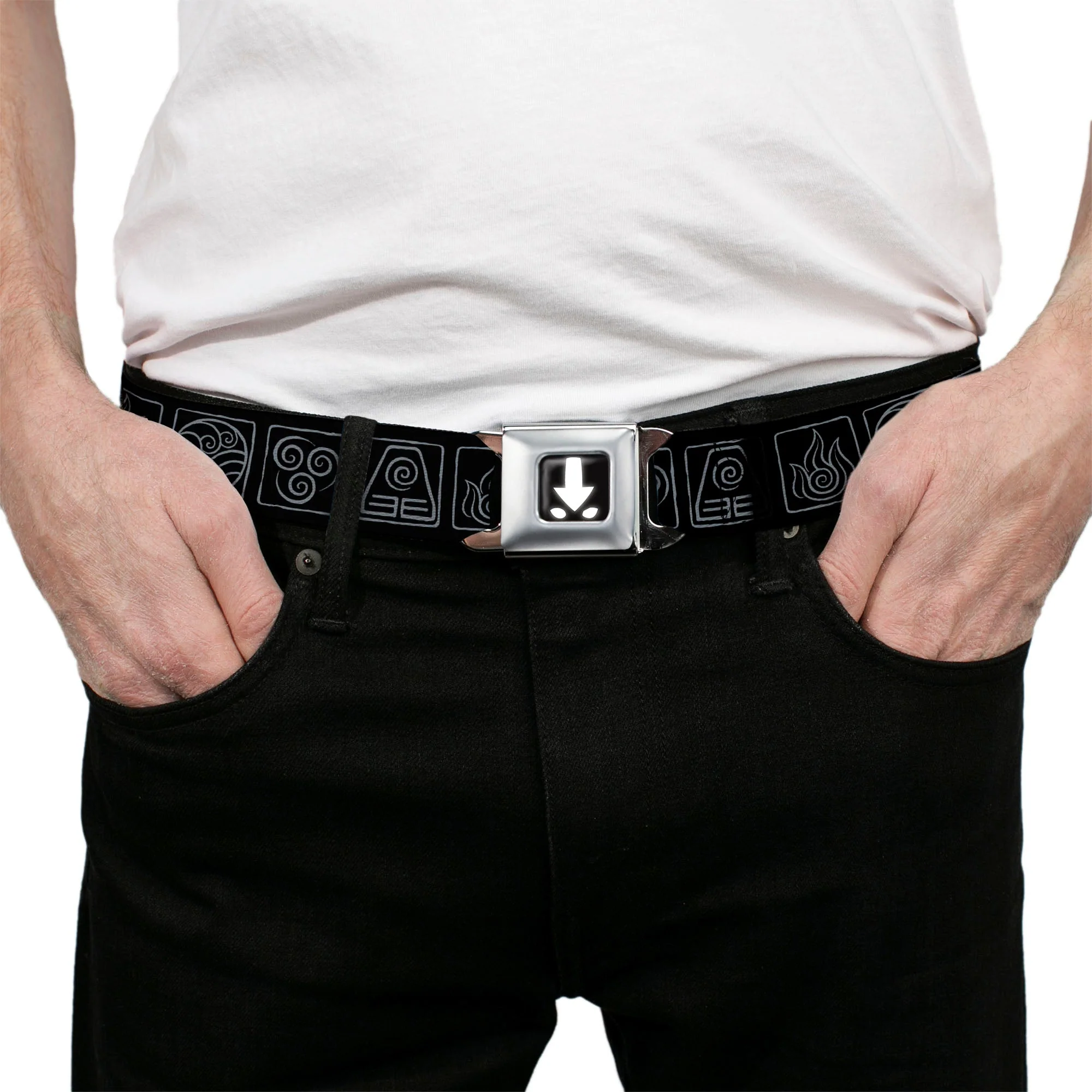 Avatar: The Last Airbender Aang Elements Seatbelt Belt - Image 3