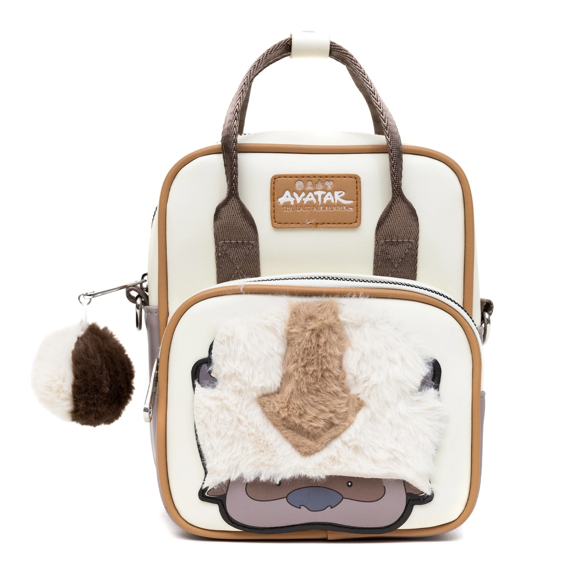 Avatar The Last Airbender Appa Furry Face Crossbody Bag