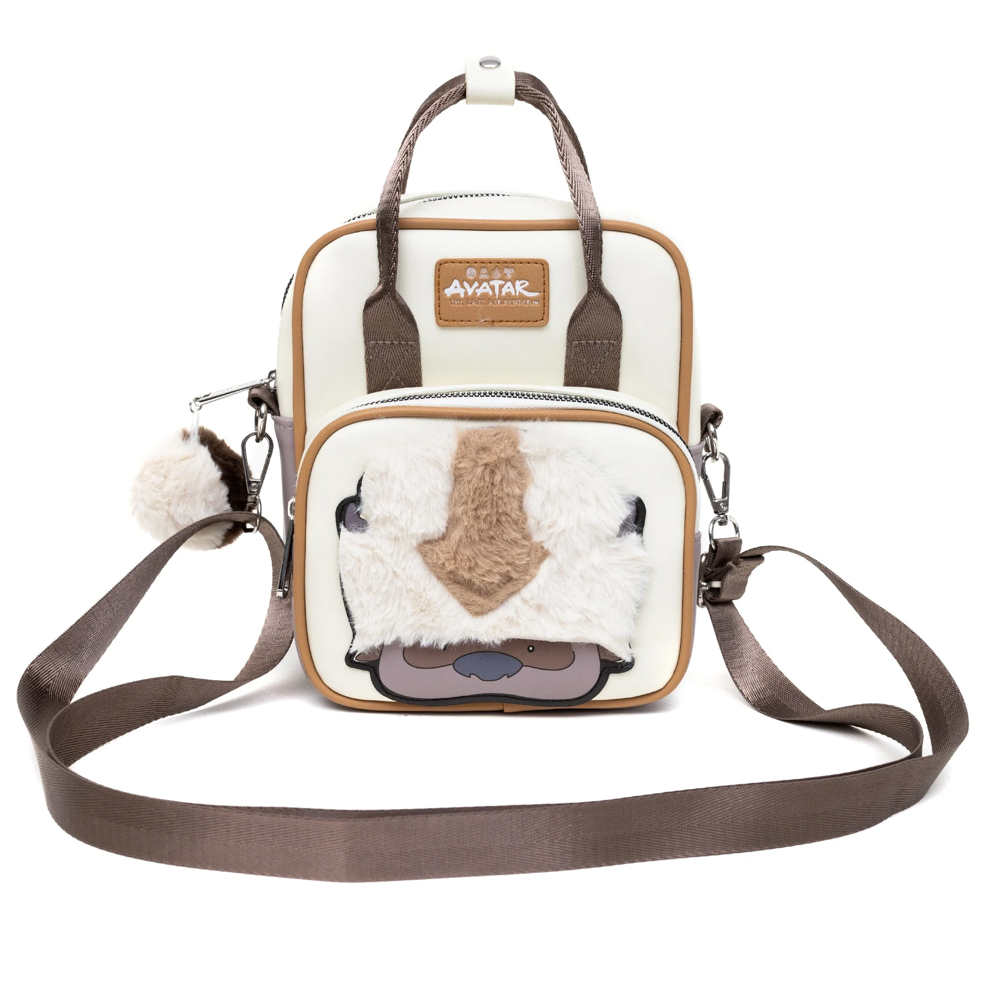 Avatar The Last Airbender Appa Furry Face Crossbody Bag - Image 4