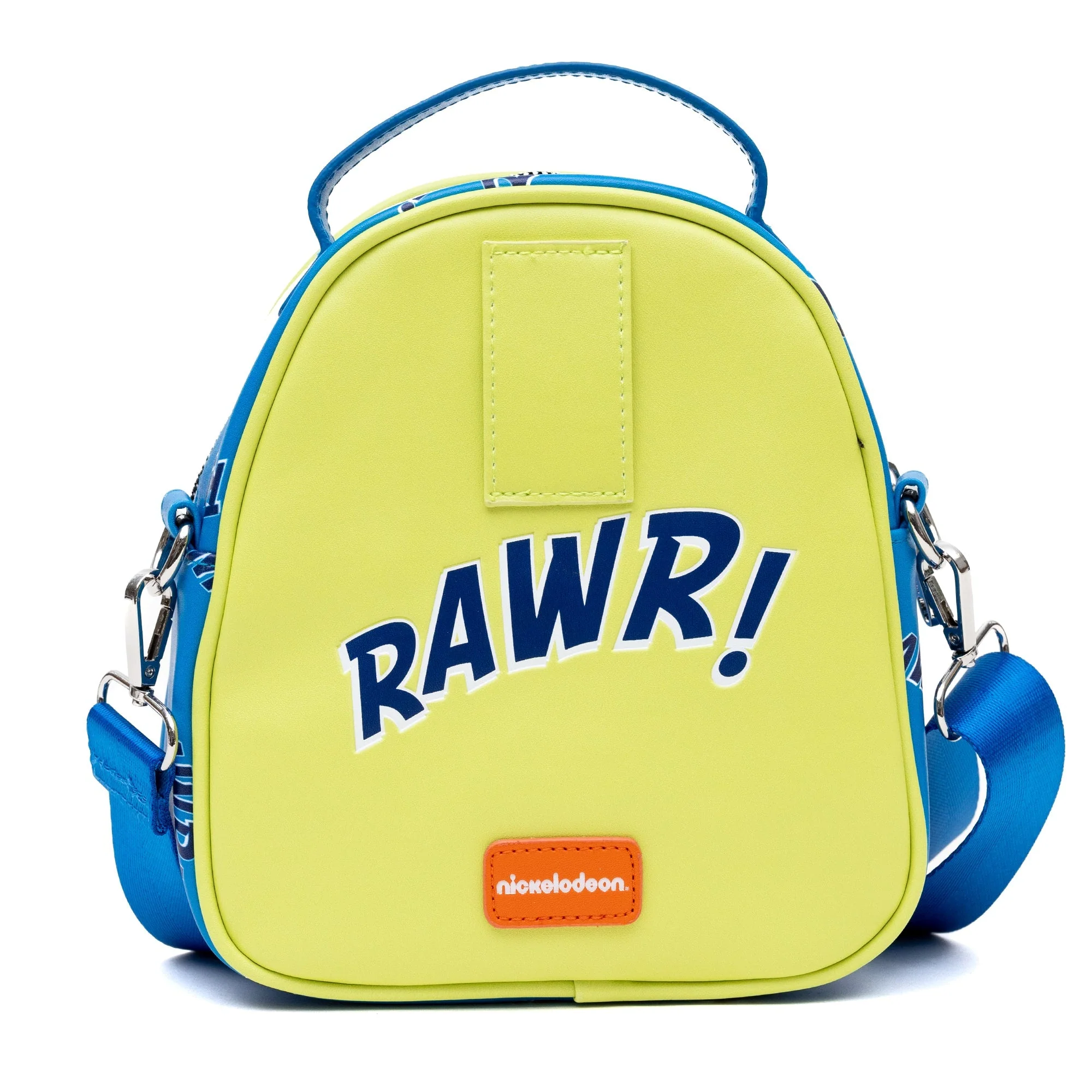 Rugrats Reptar Character Applique Vegan Leather Cross Body Bag - Image 3