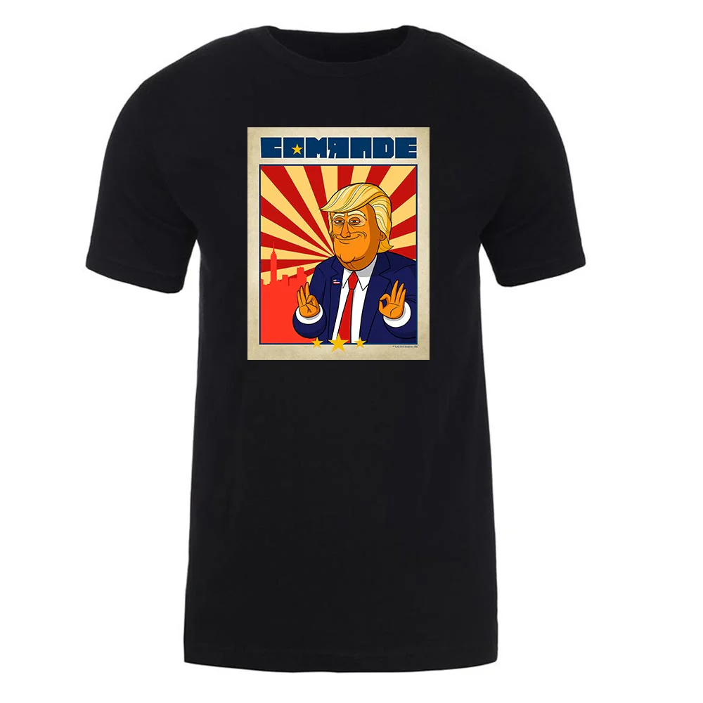 Our Cartoon President Comrade Adult Short Sleeve T-Shirt - Image 3