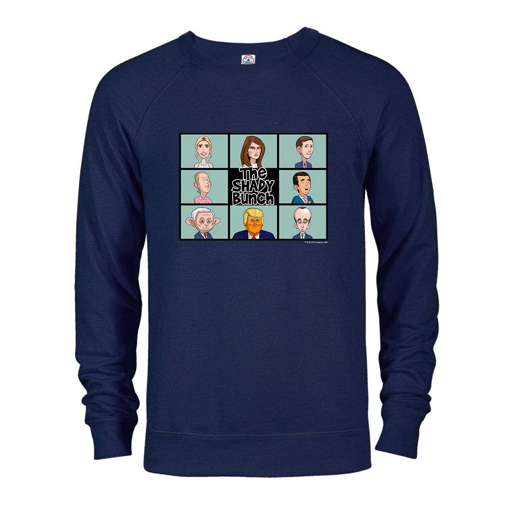 Our Cartoon President Shady Bunch Lightweight Crew Neck Sweatshirt