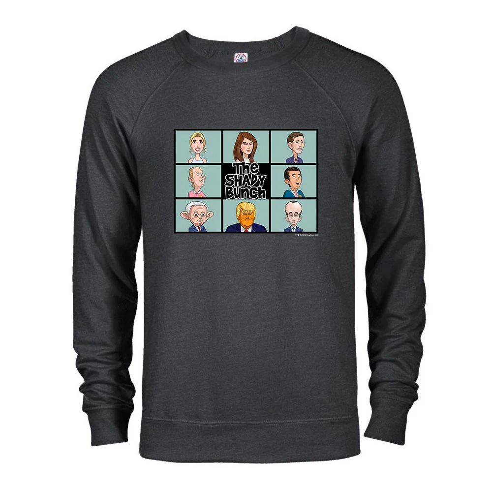 Our Cartoon President Shady Bunch Lightweight Crew Neck Sweatshirt - Image 4
