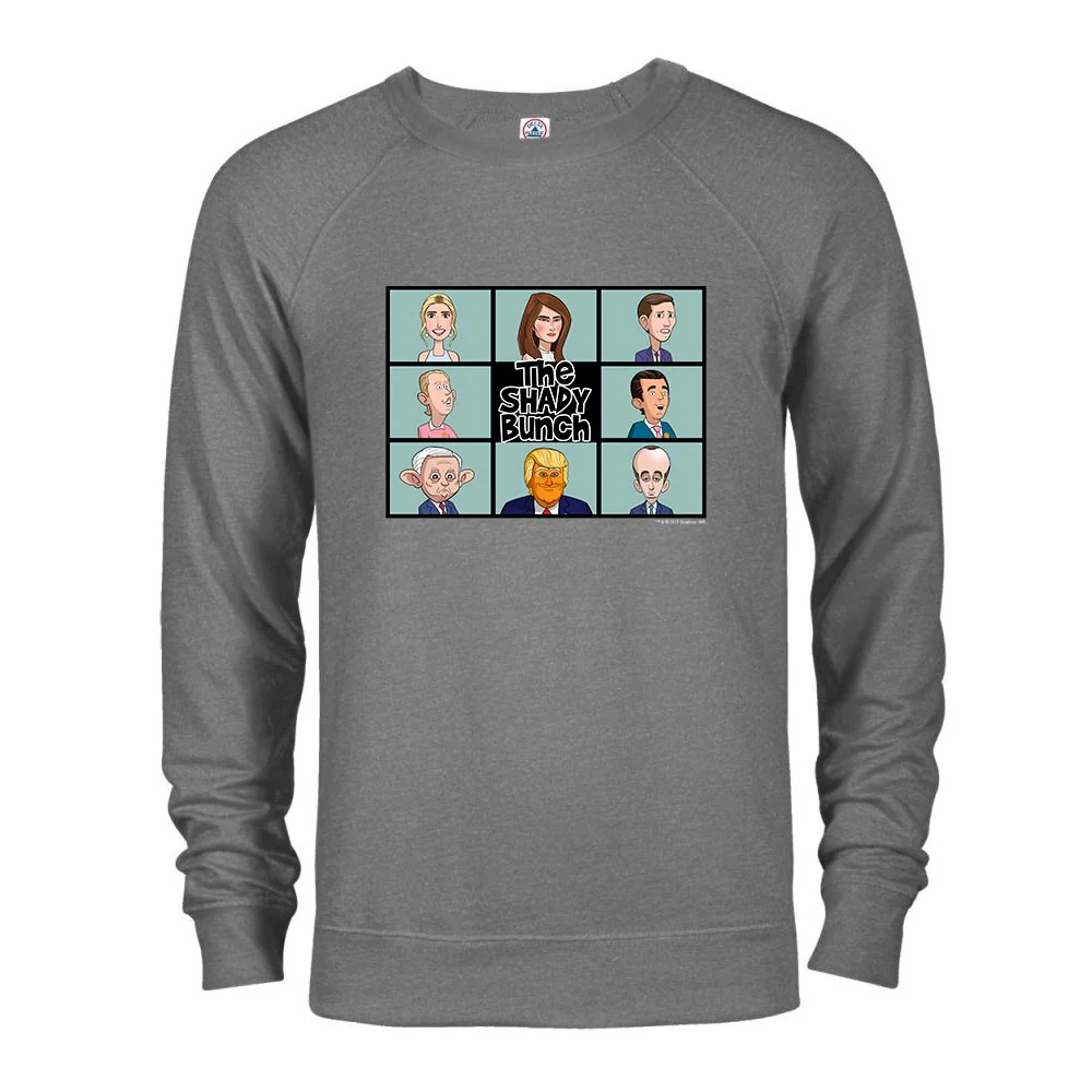 Our Cartoon President Shady Bunch Lightweight Crew Neck Sweatshirt - Image 6