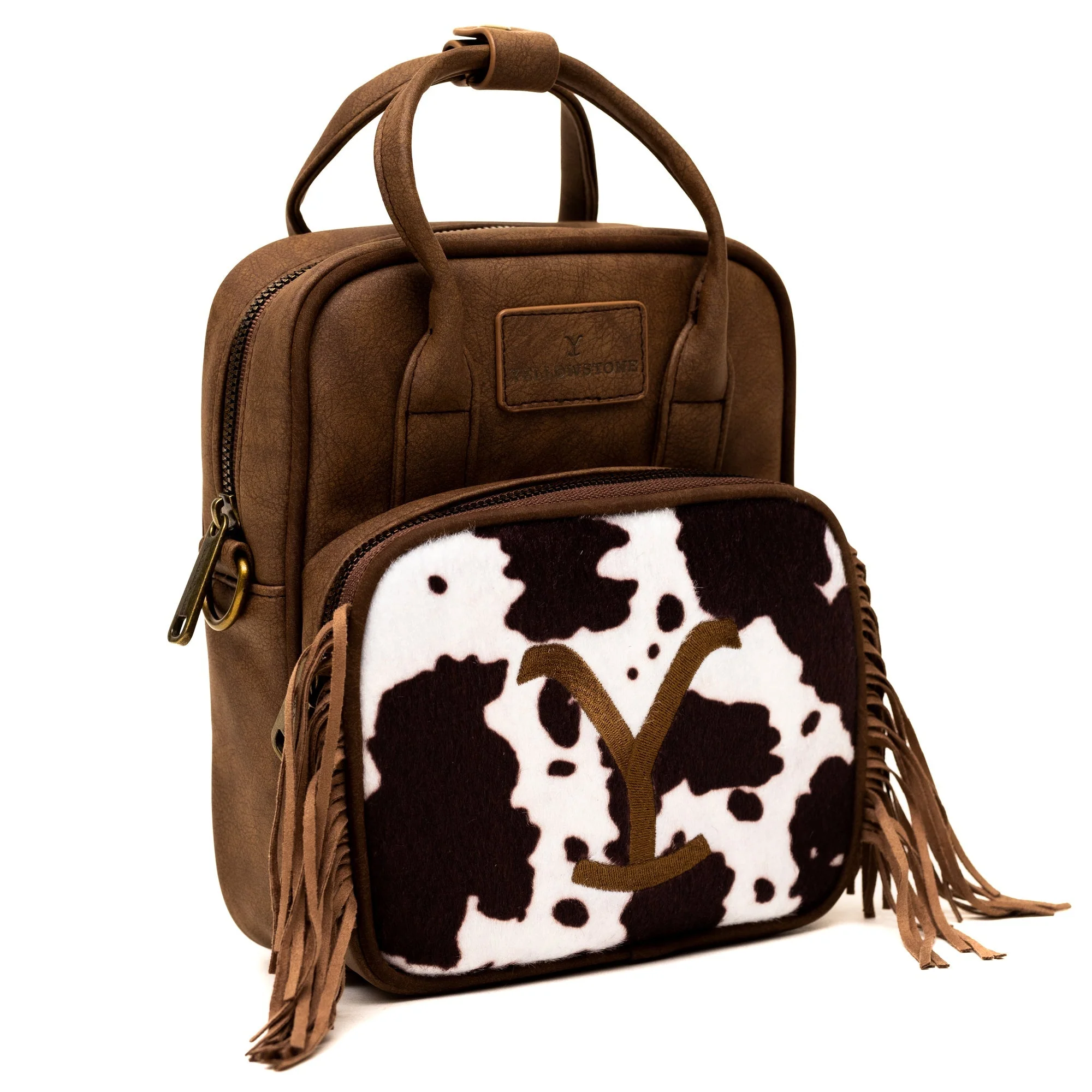 Yellowstone Dutton Ranch Distressed Cowboy Crossbody Bag - Image 2