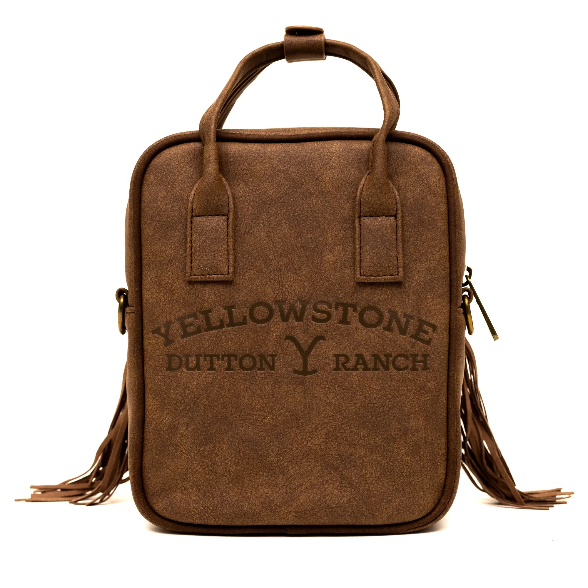Yellowstone Dutton Ranch Distressed Cowboy Crossbody Bag - Image 4