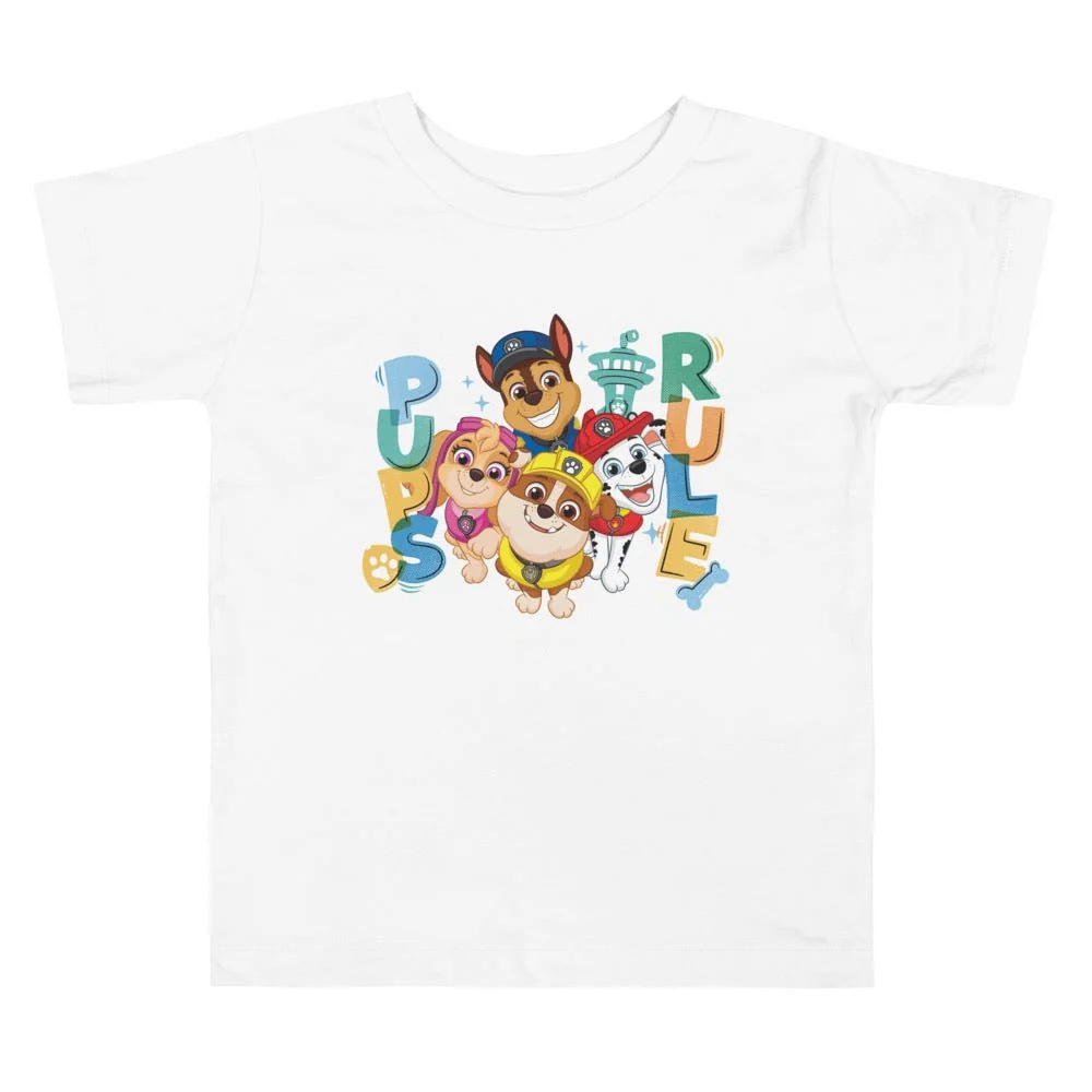 PAW Patrol Personalized Toddler Short Sleeve T-Shirt - Image 3