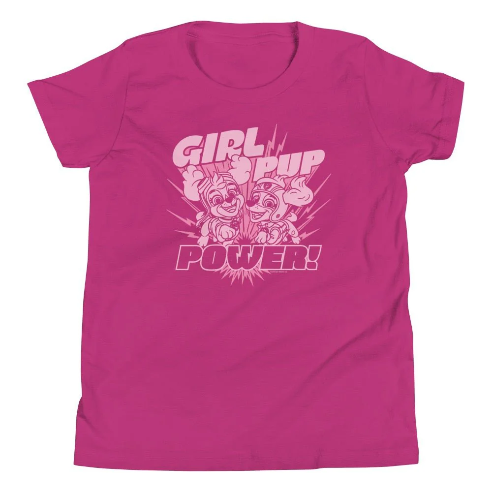 PAW Patrol Girl Pup Power Kids Premium T-Shirt - Image 4