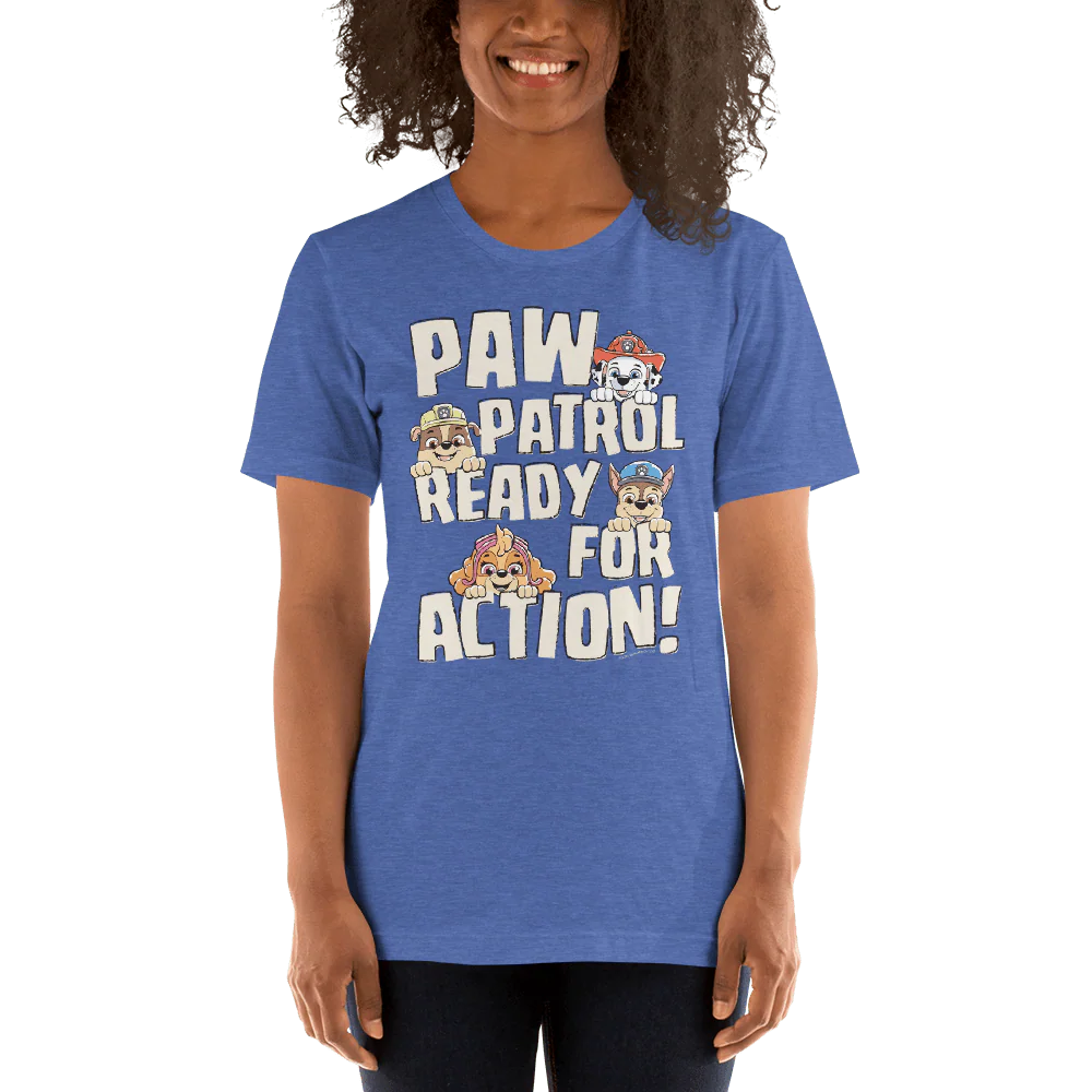 PAW Patrol Ready For Action Adult Short Sleeve T-Shirt - Image 3