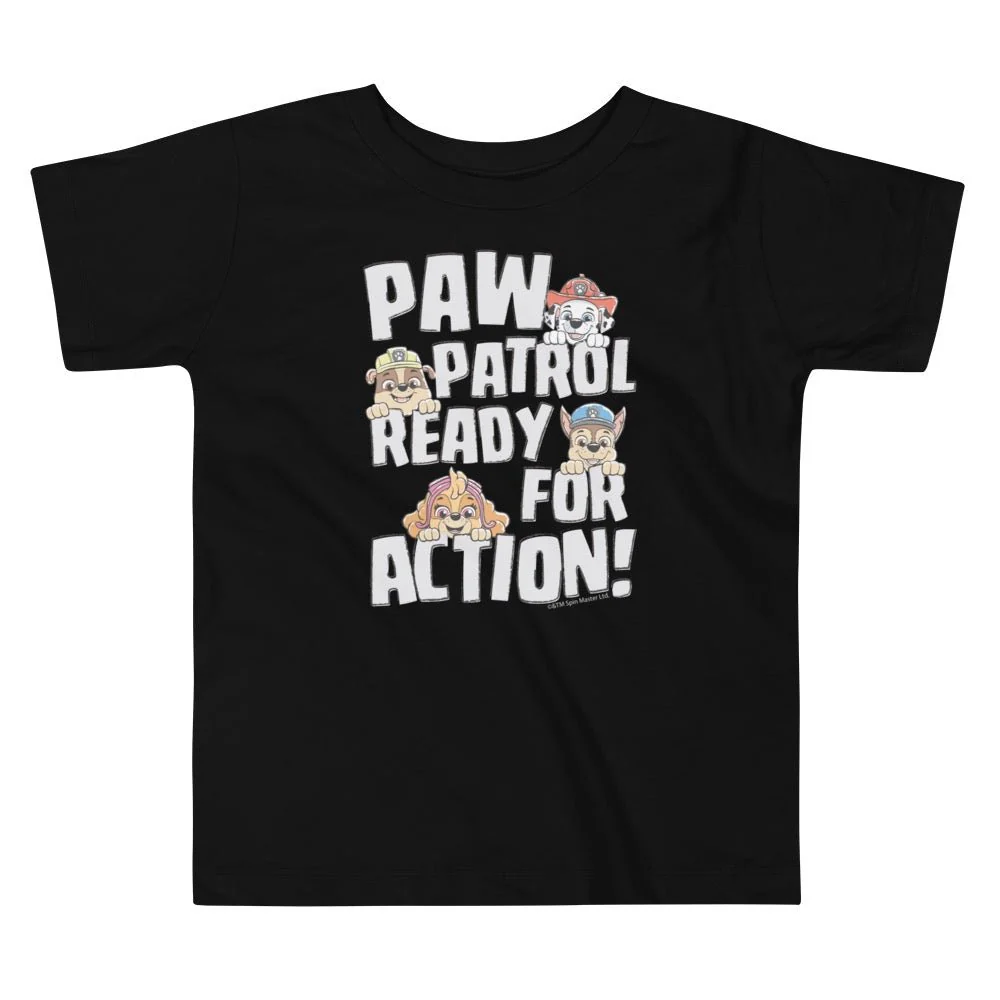 PAW Patrol Ready For Action Toddler Short Sleeve T-Shirt