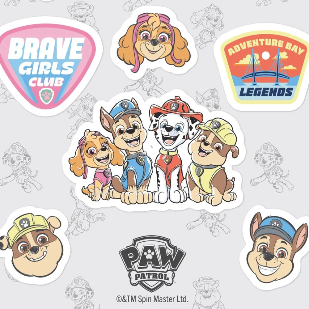 PAW Patrol Roll With The Pack Kiss Cut Sticker Sheet - Image 2