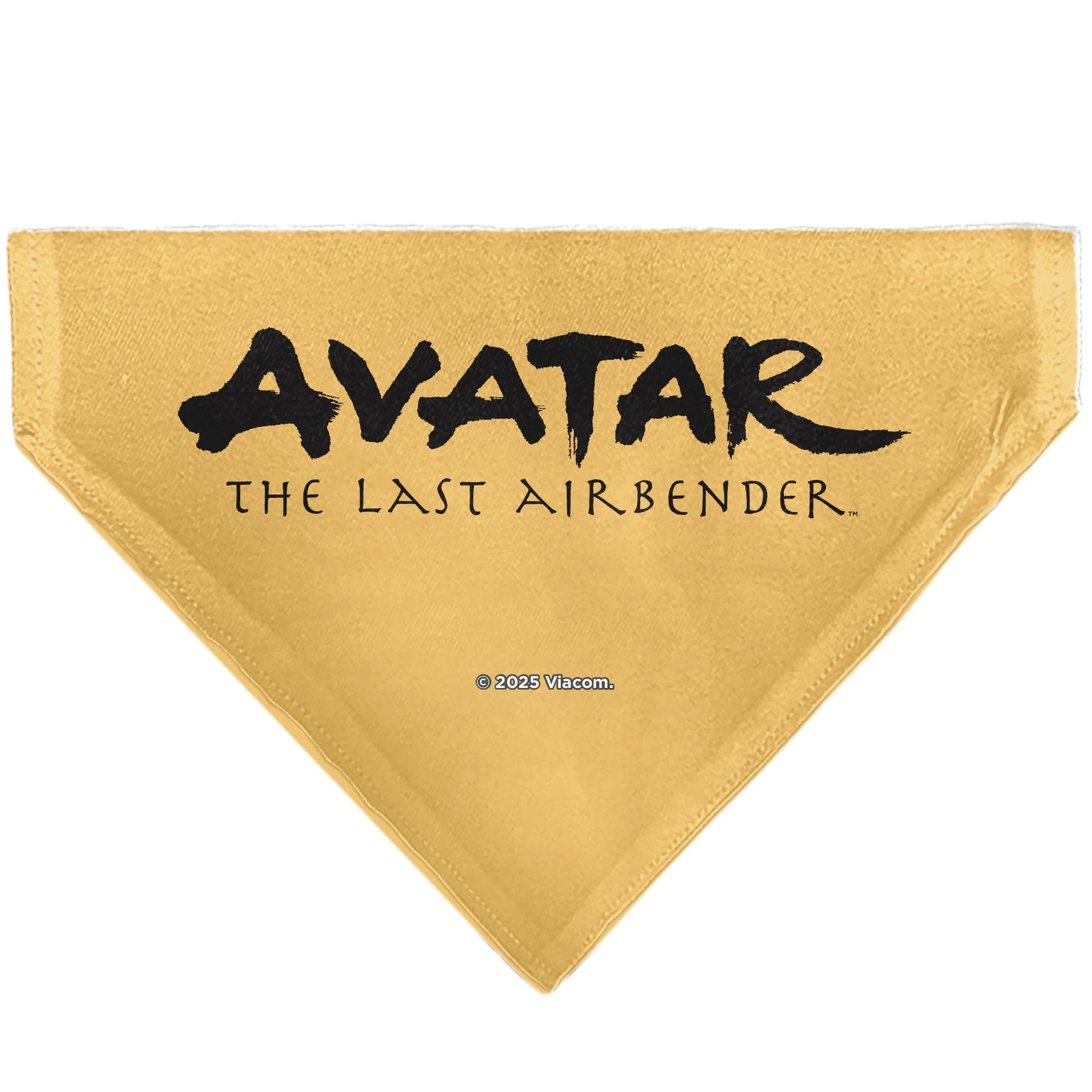 Avatar The Last Airbender Action Pose Yellow Pet Bandana - Image 2
